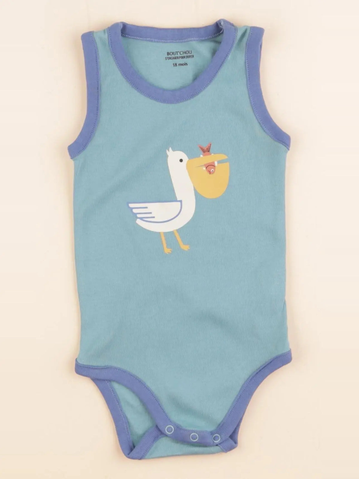Boutchou - body bleu - 18 mois