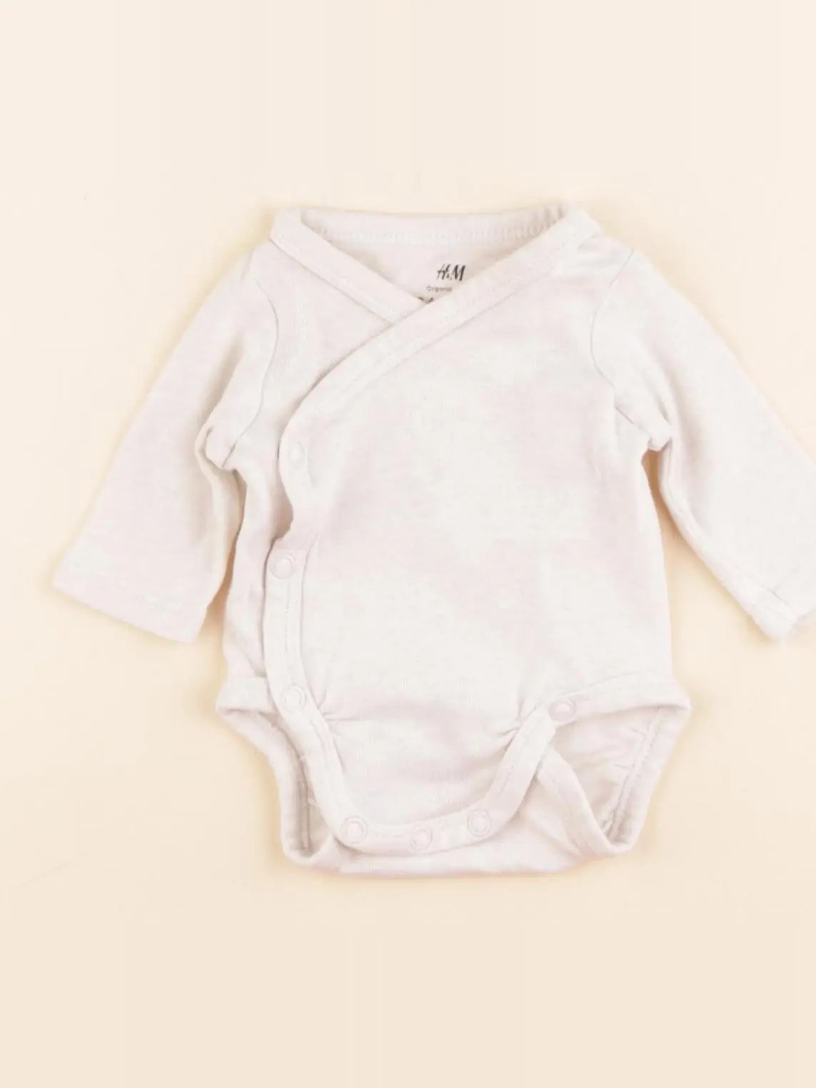 H&M - body beige - 0/1 mois