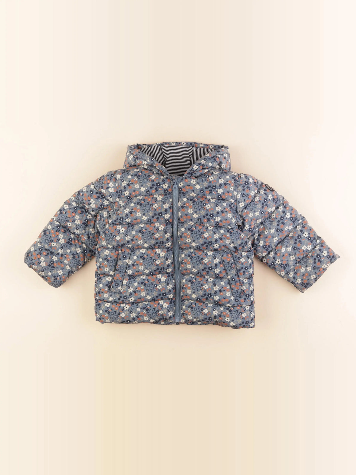 Petit Bateau - doudoune multicolore - 18 mois