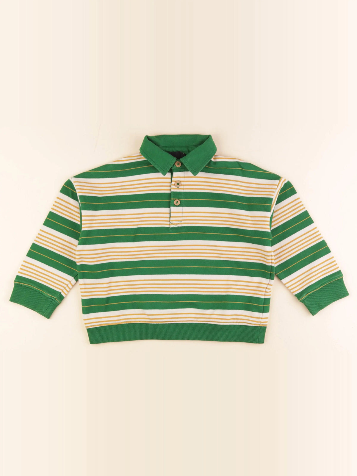 Monoprix - sweat vert - 6 ans