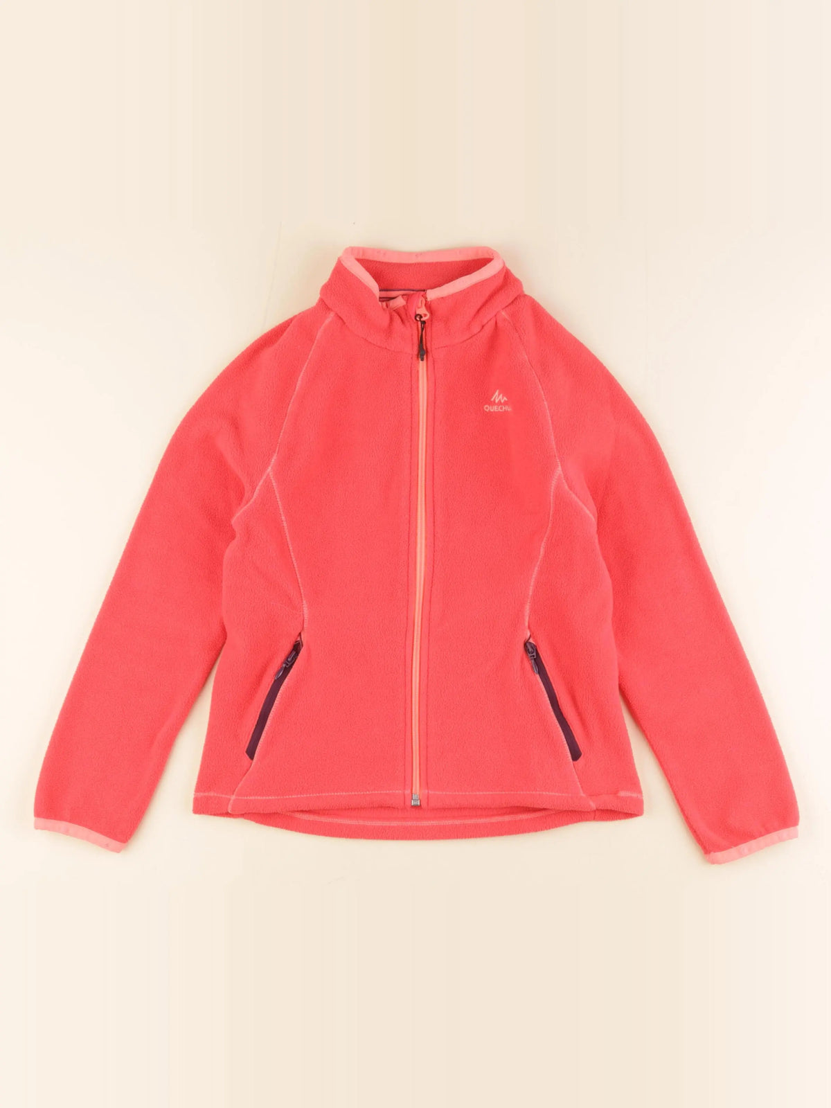 Decathlon ski - polaire rouge - 7/8 ans