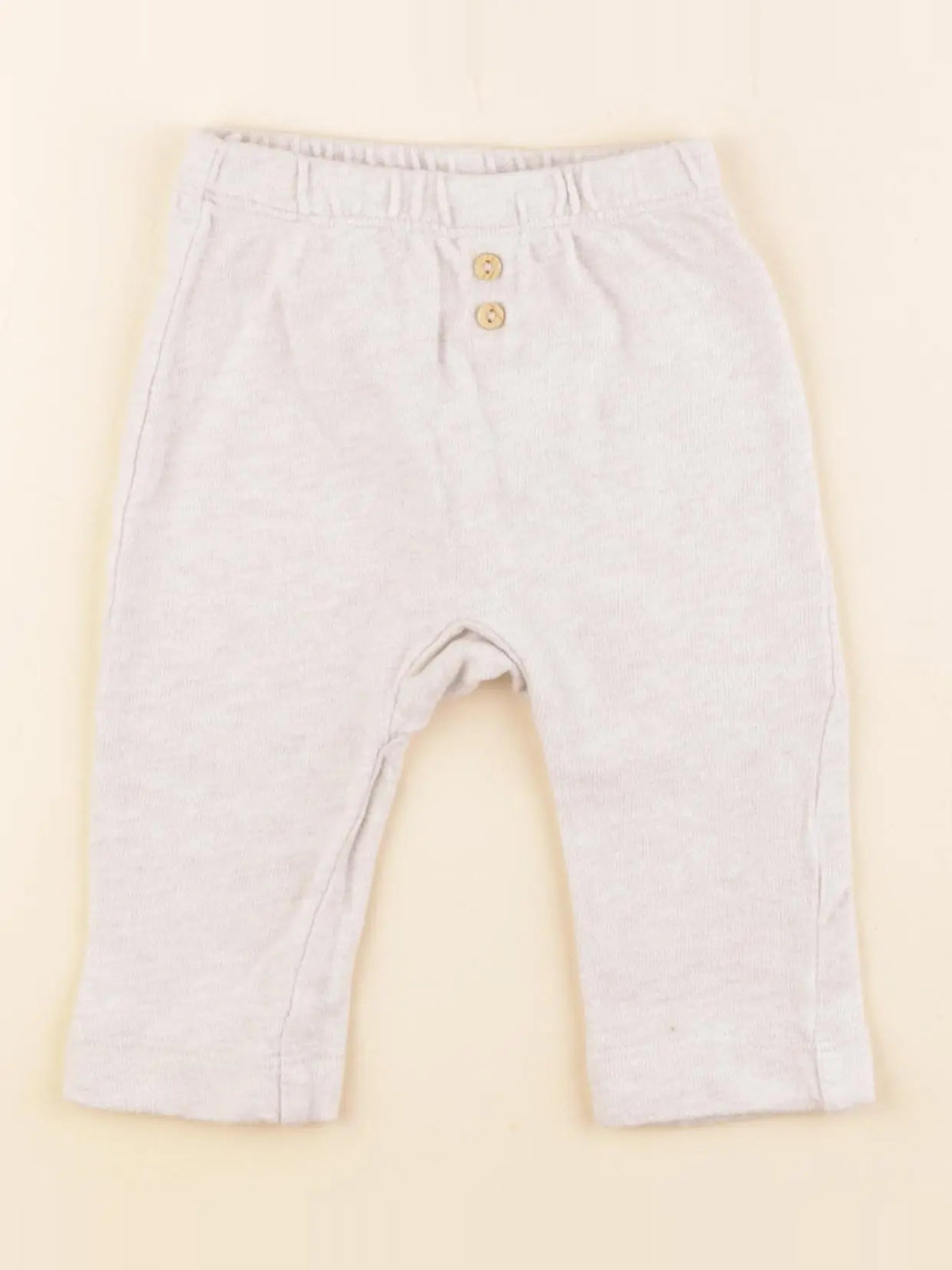 H&M - jogging beige - 2/4 mois