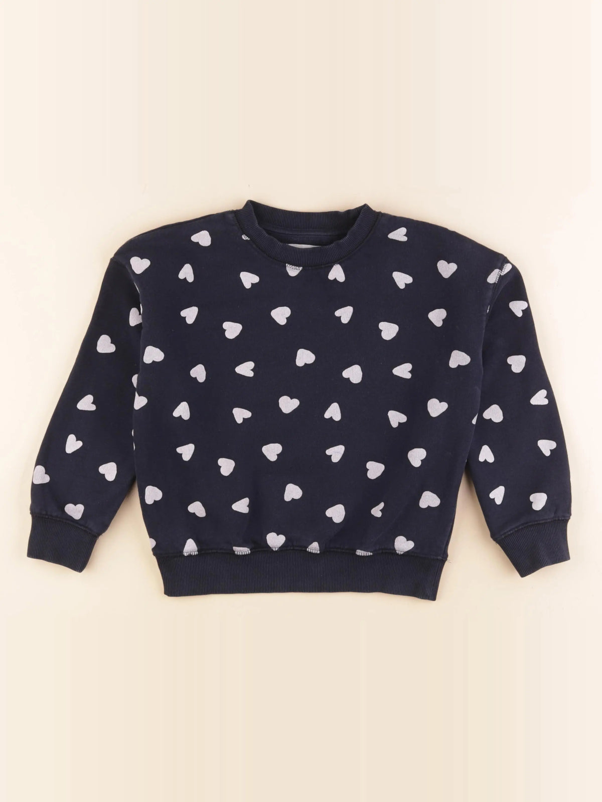 Monoprix - sweat bleu - 8 ans