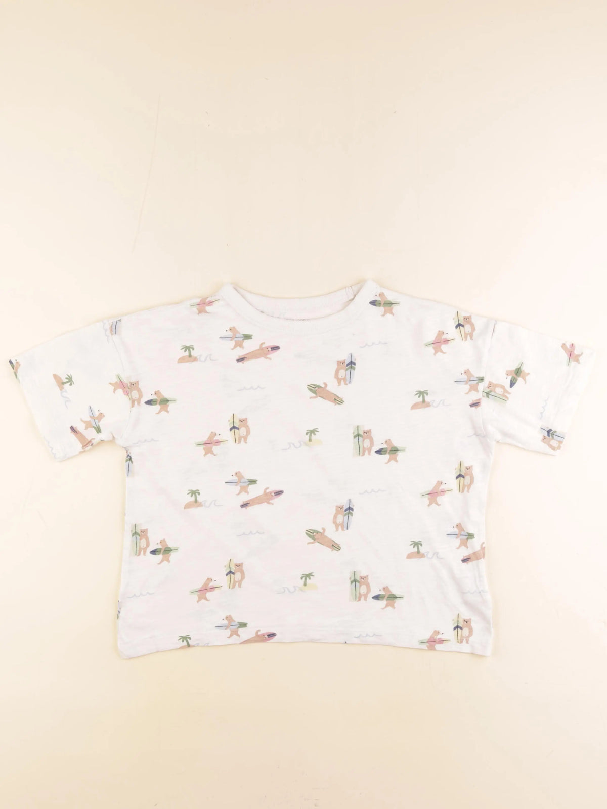 Monoprix - tee-shirt blanc - 6 ans