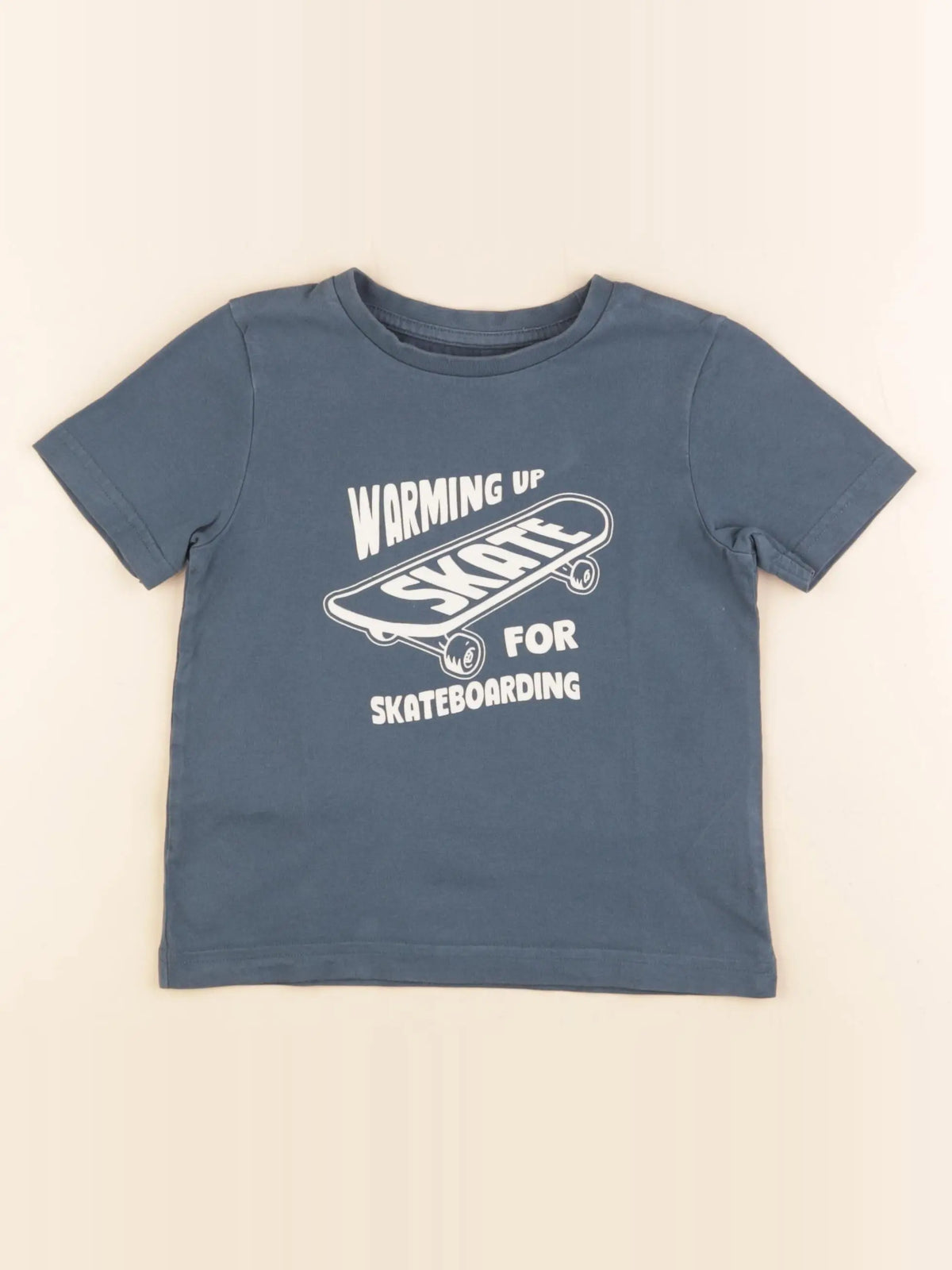 Vertbaudet - tee-shirt bleu - 4 ans
