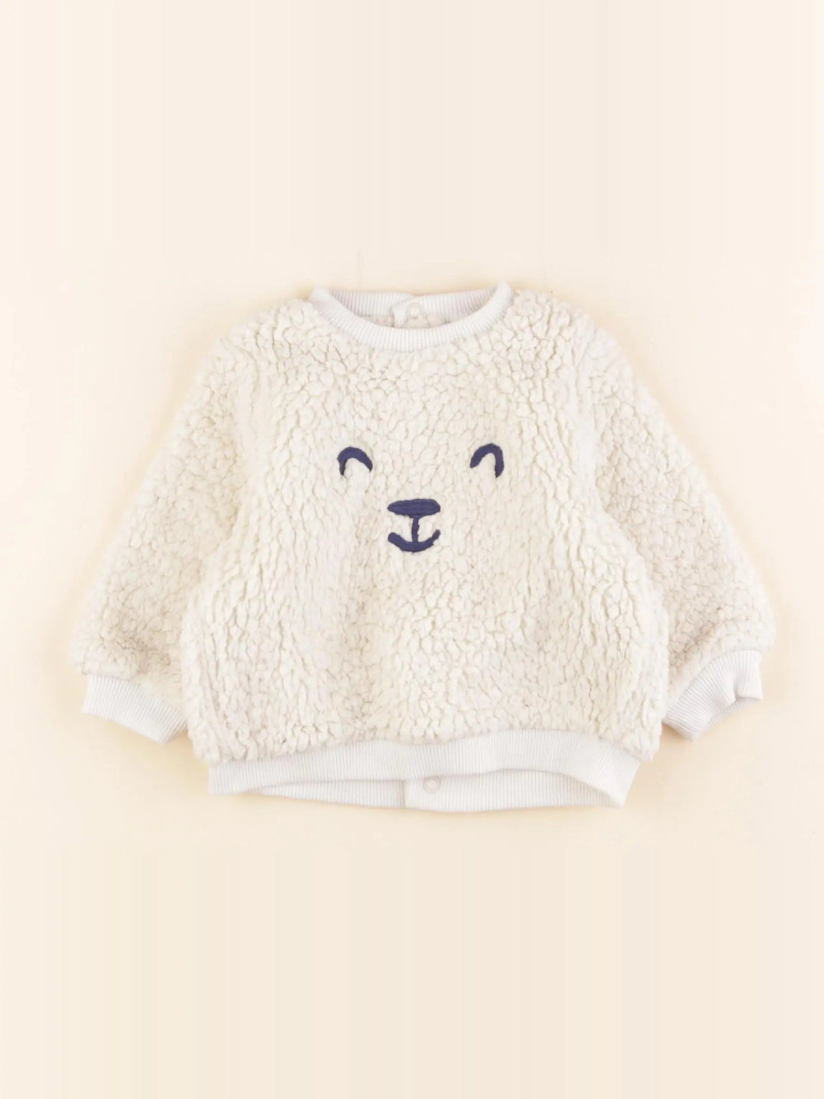 Tape à l'oeil - sweat beige - 6 mois