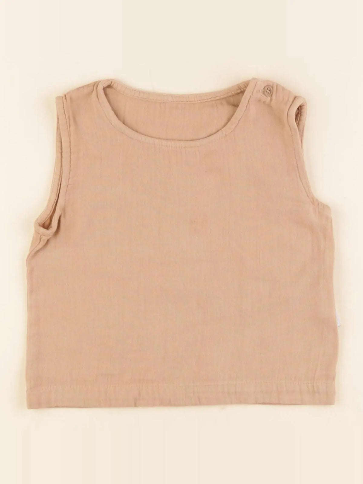 Poudre Organic - blouse marron - 12 mois