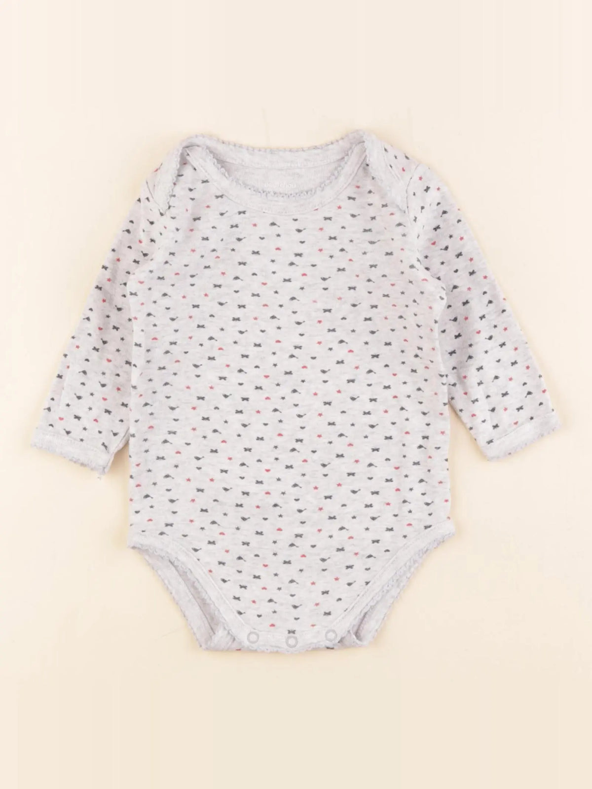 Boutchou - body gris - 9 mois
