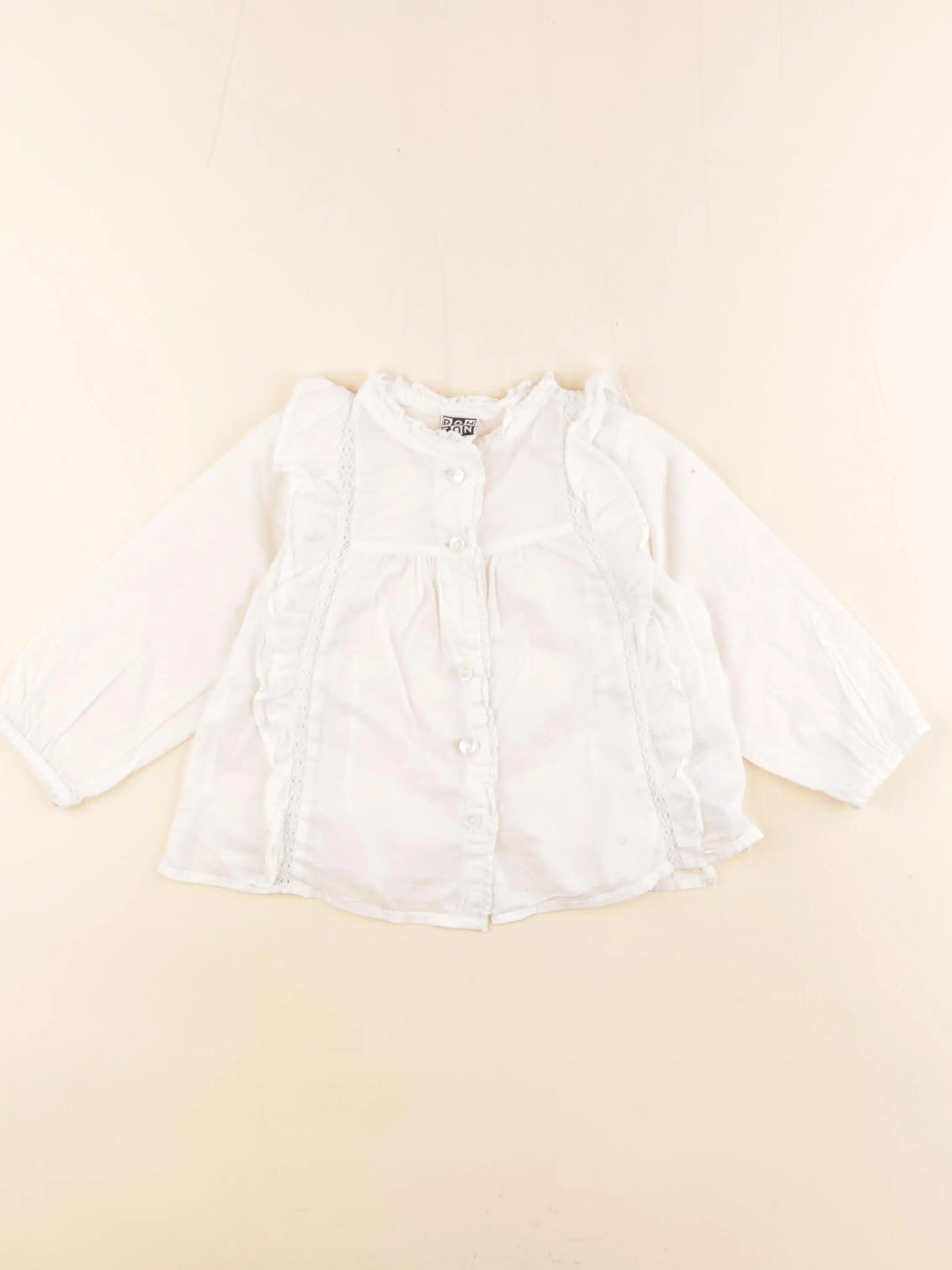 Bonton - blouse blanc - 18 mois