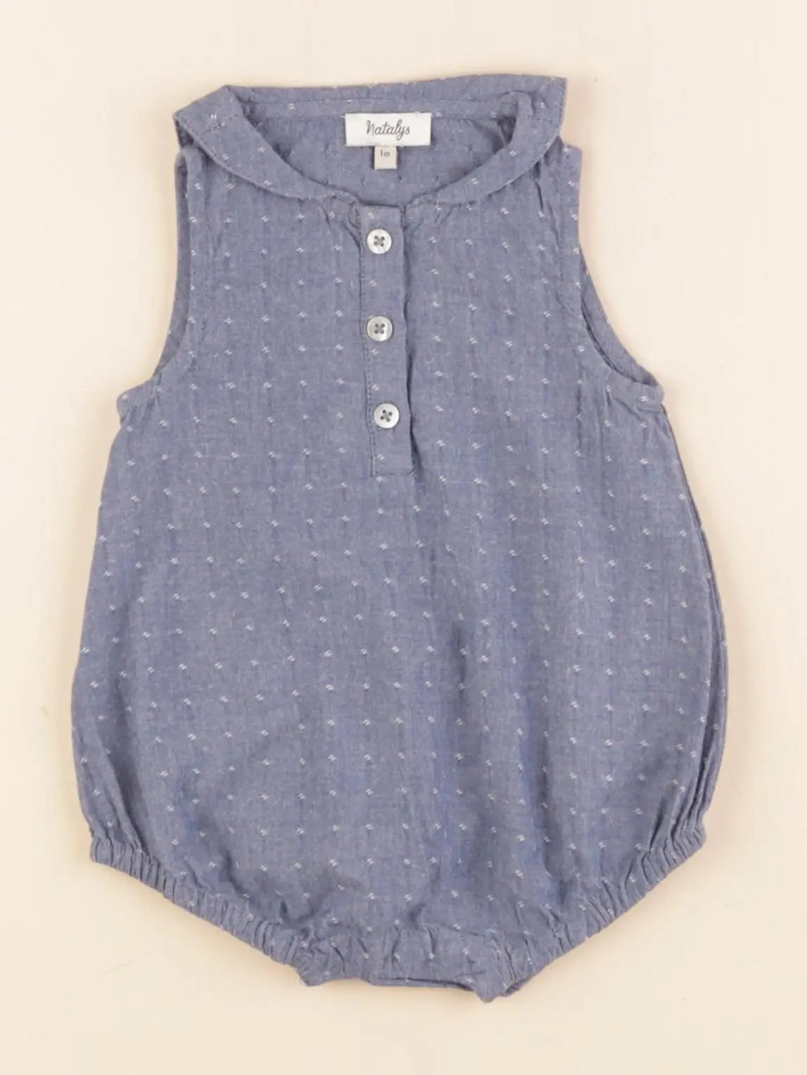 Natalys - combinaison bleu - 1 mois