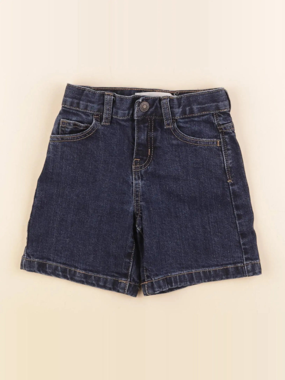 Monoprix - short bleu - 3 ans