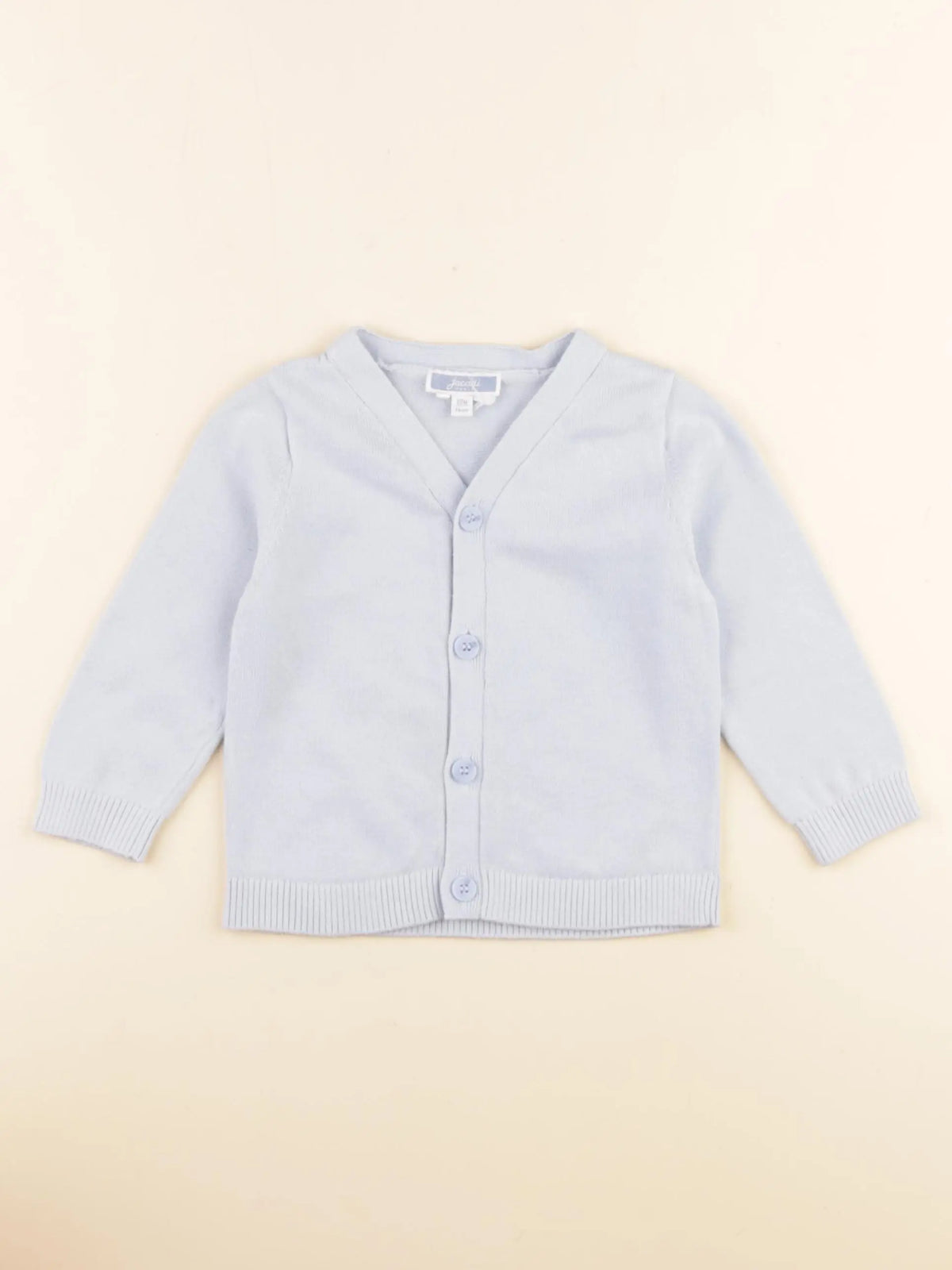 Jacadi - gilet bleu - 12 mois