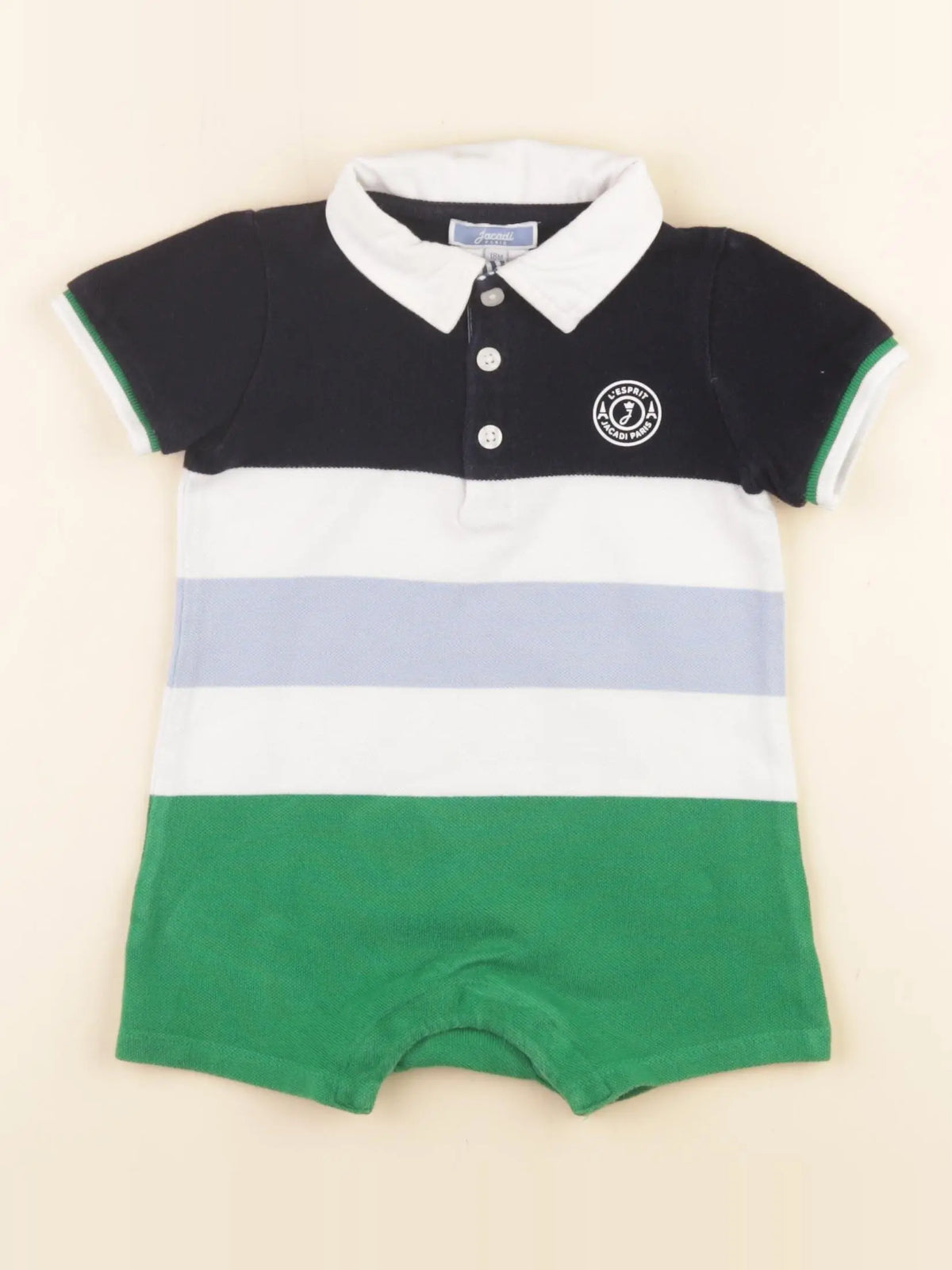 Jacadi - combinaison bleu, vert - 18 mois