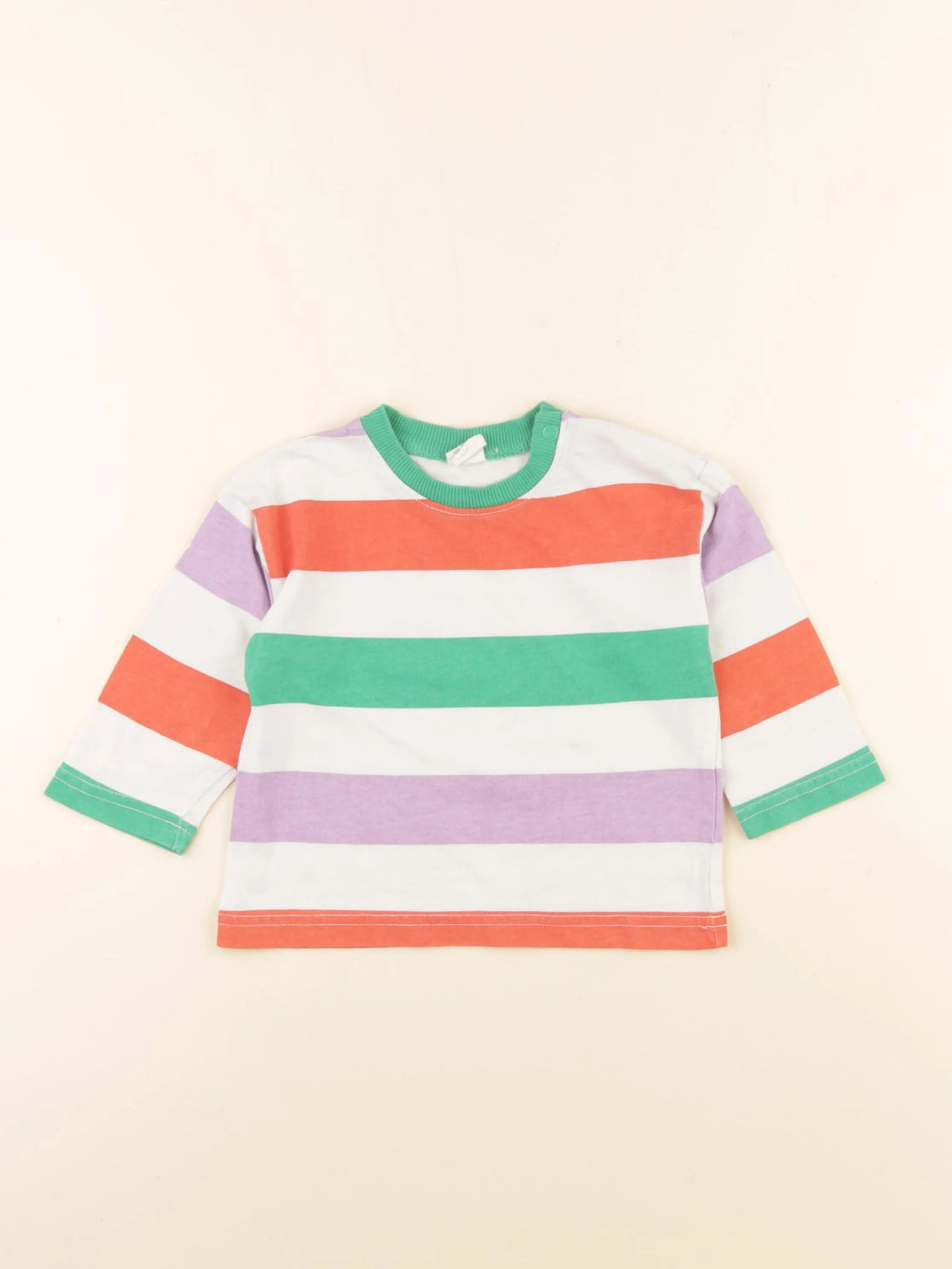 H&M - tee-shirt multicolore - 6/9 mois