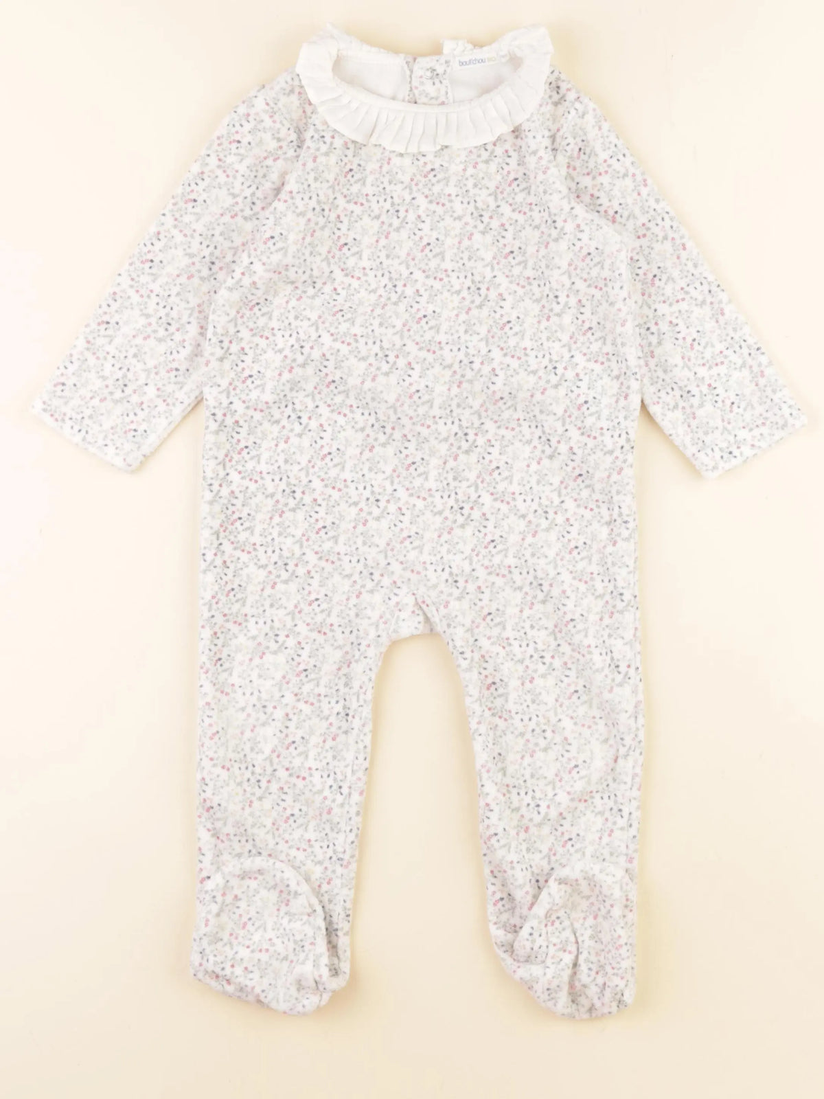 Boutchou - pyjama velours multicolore - 18 mois