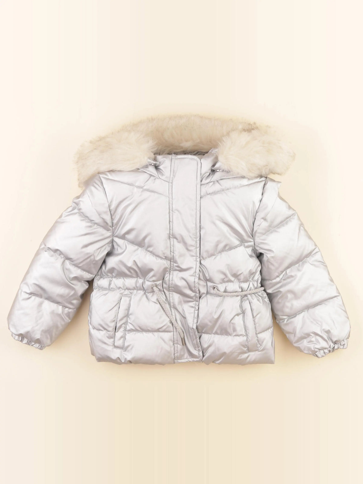 Tape à l'oeil - parka argent - 2/3 ans