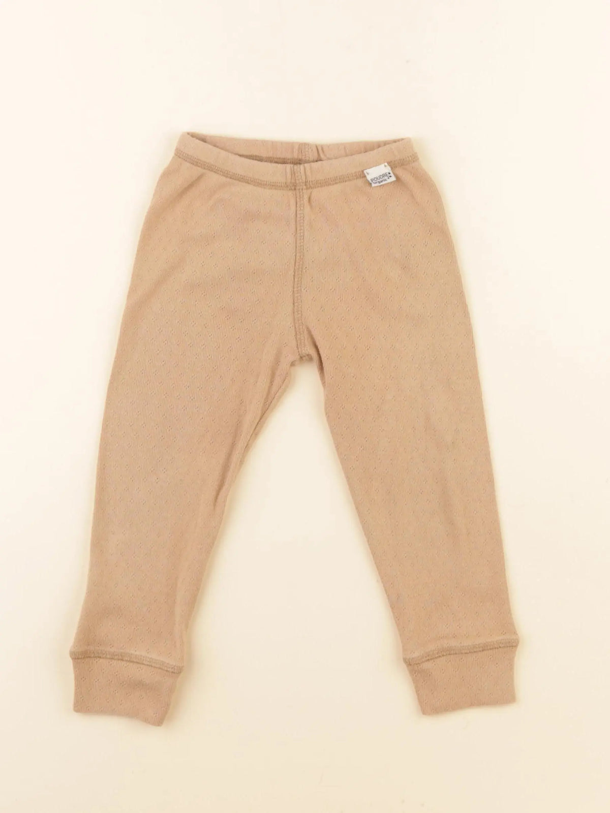 Poudre Organic - legging marron - 2 ans