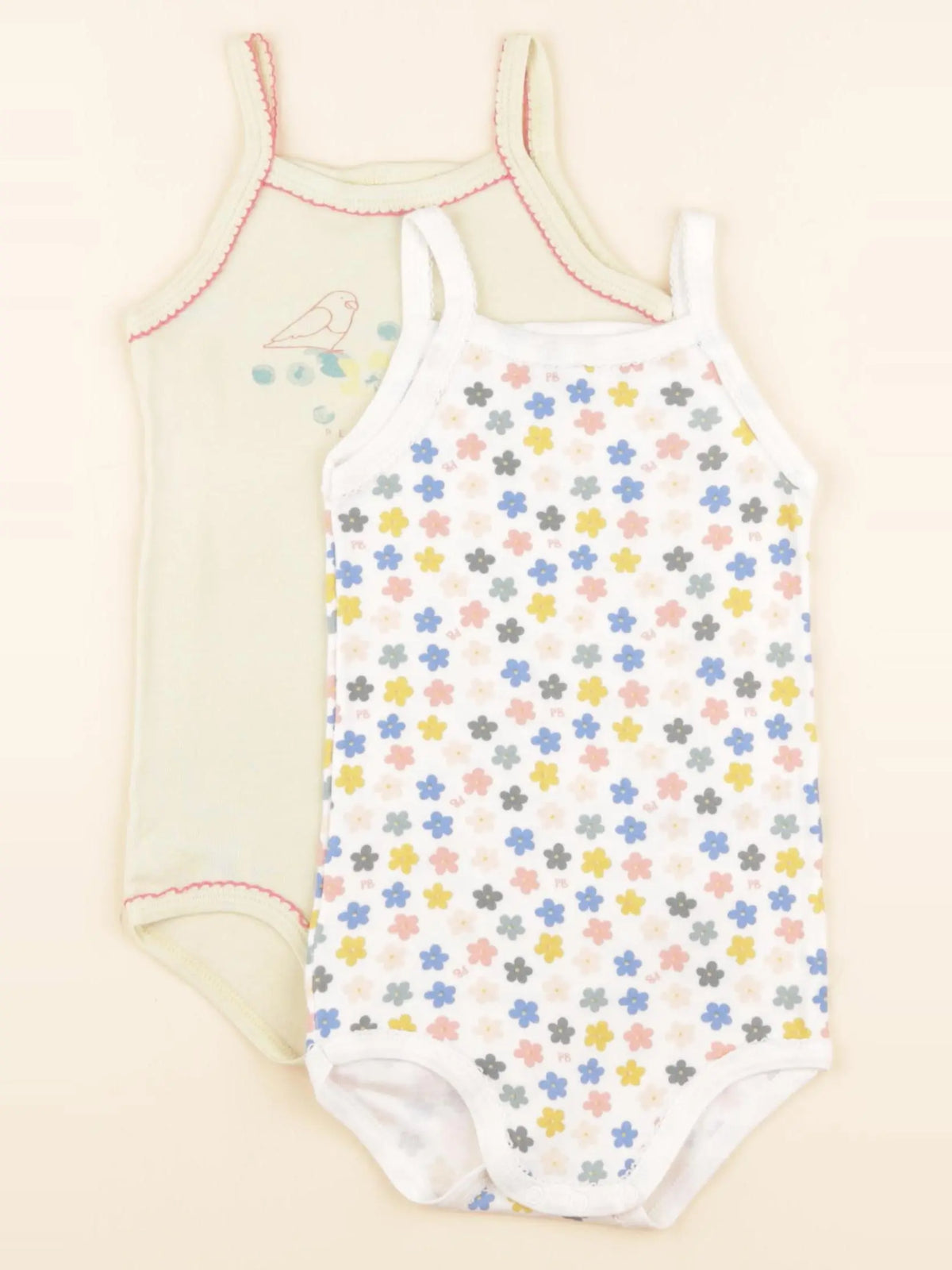 Petit Bateau - body multicolore - 24 mois