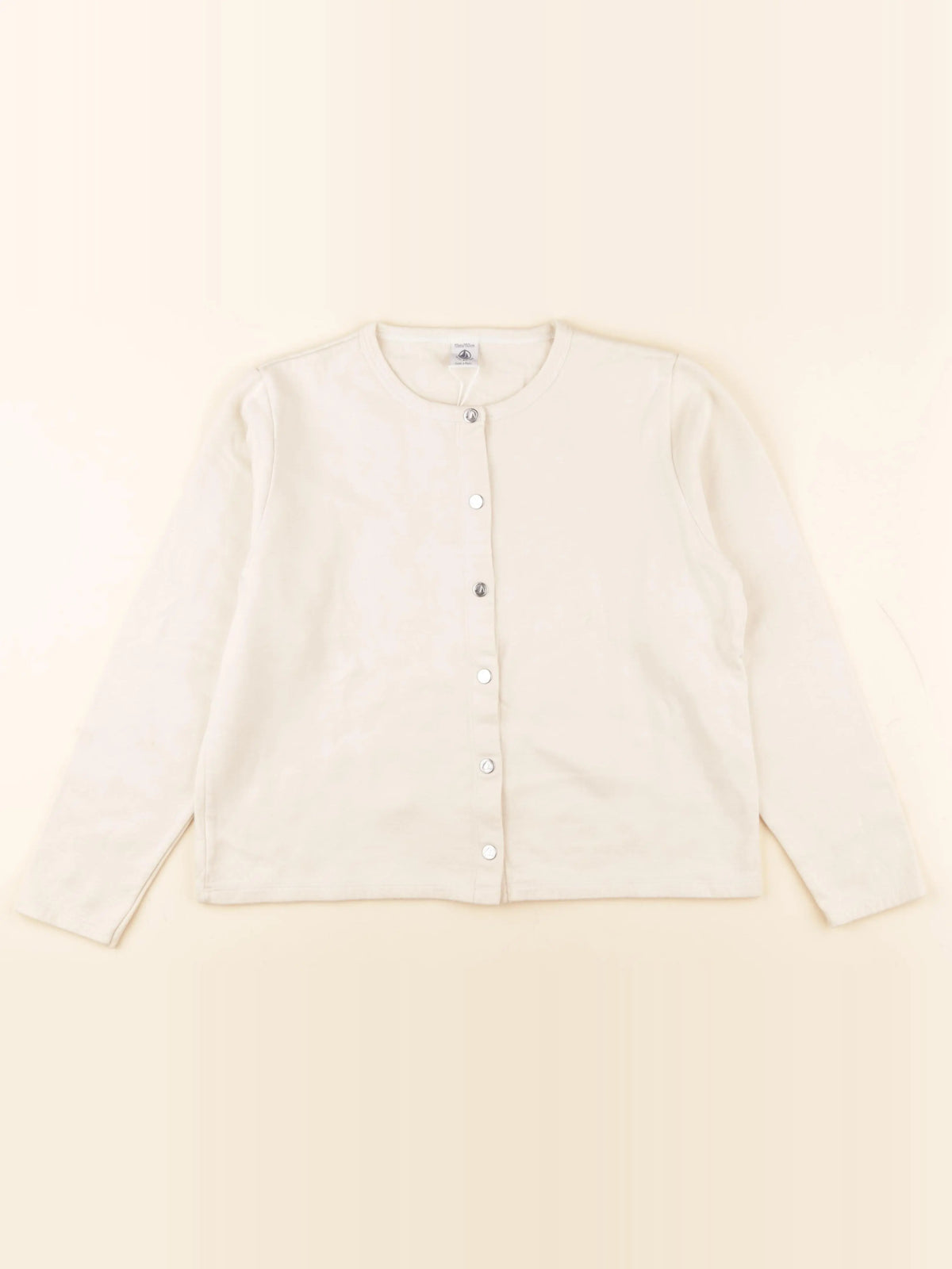 Petit Bateau - sweat beige - 12 ans