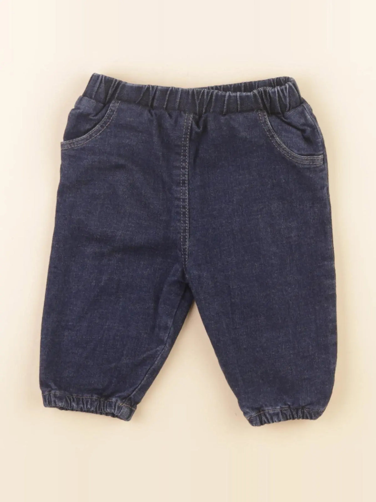 Boutchou - jean doublé bleu - 3 mois