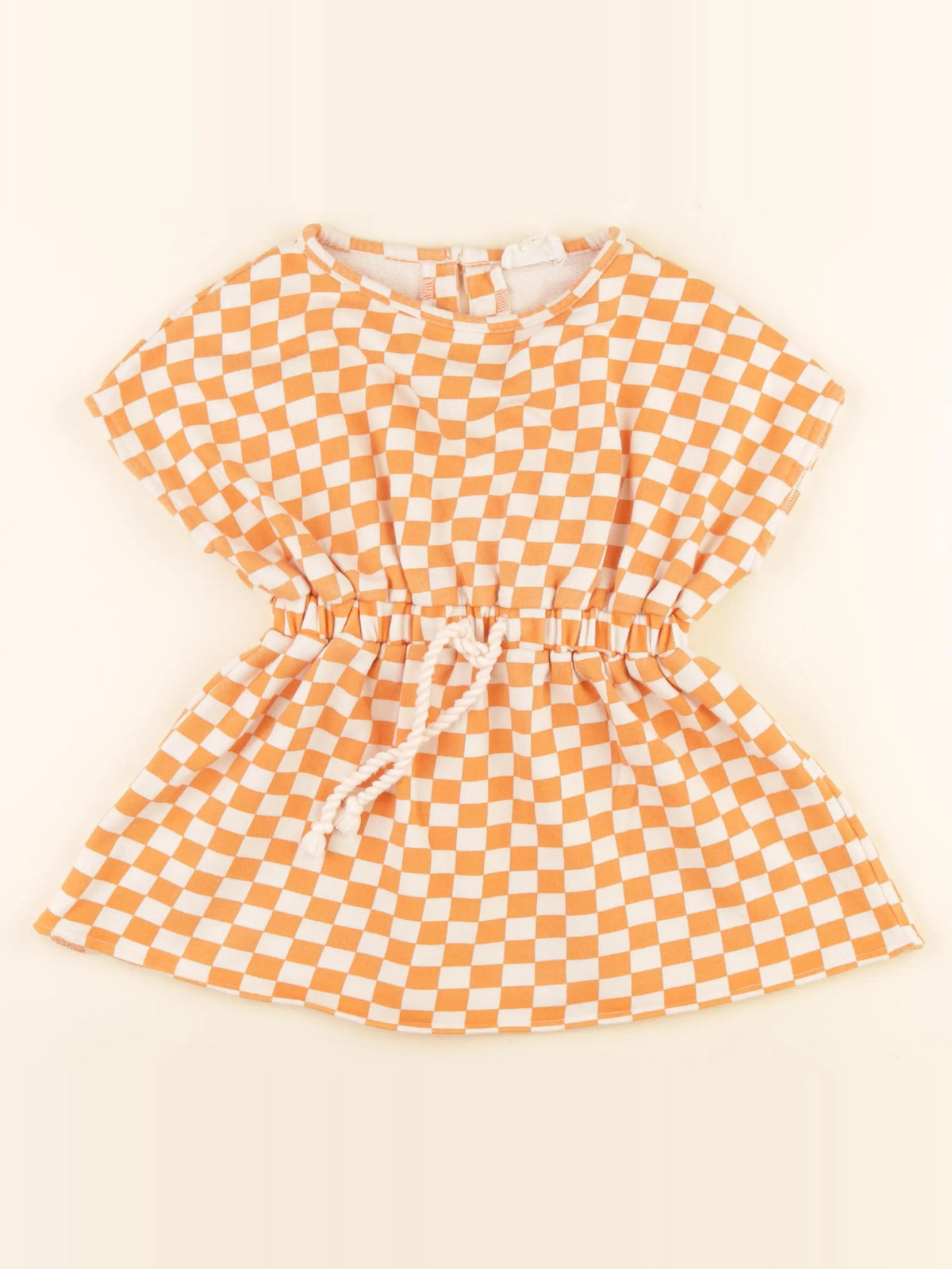 Gamin gamine - robe orange - 3 ans