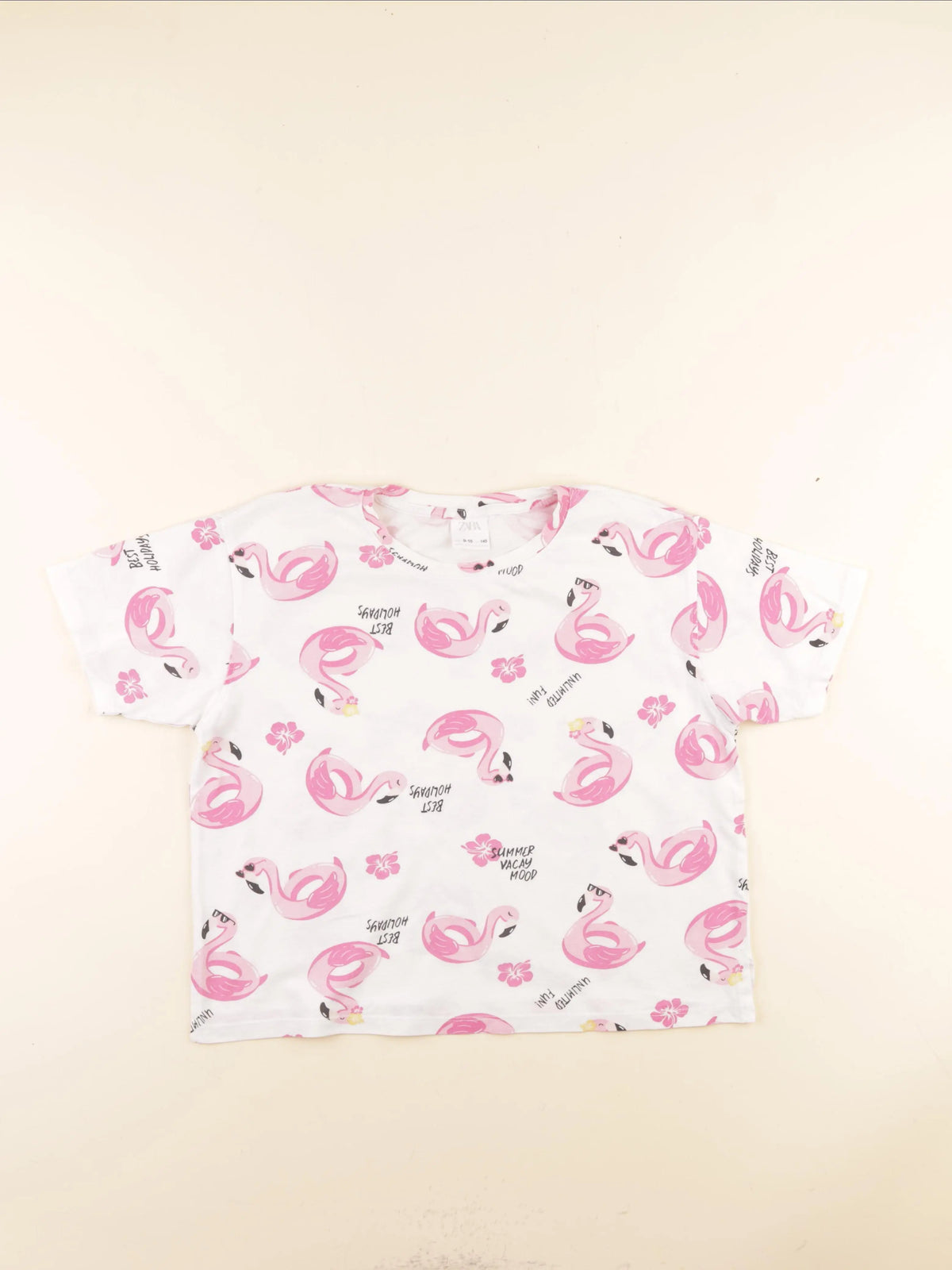 Zara - tee-shirt rose - 9/10 ans
