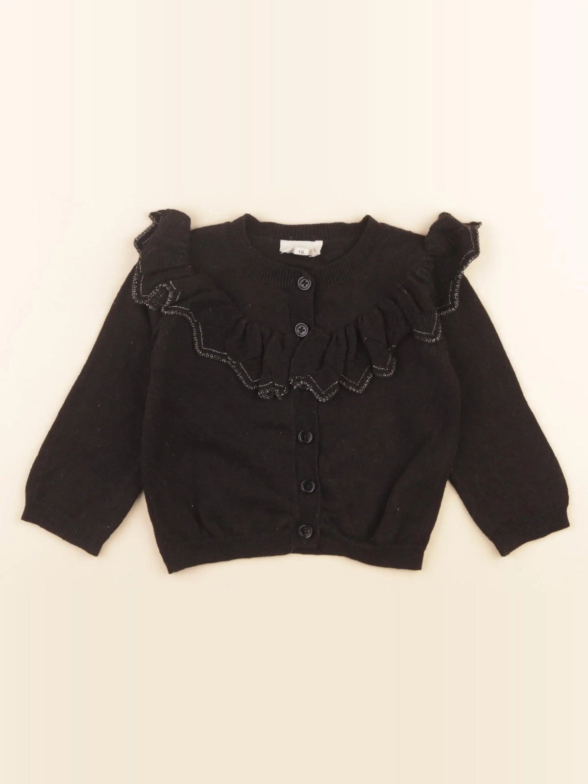Louis Louise - gilet noir - 18 mois