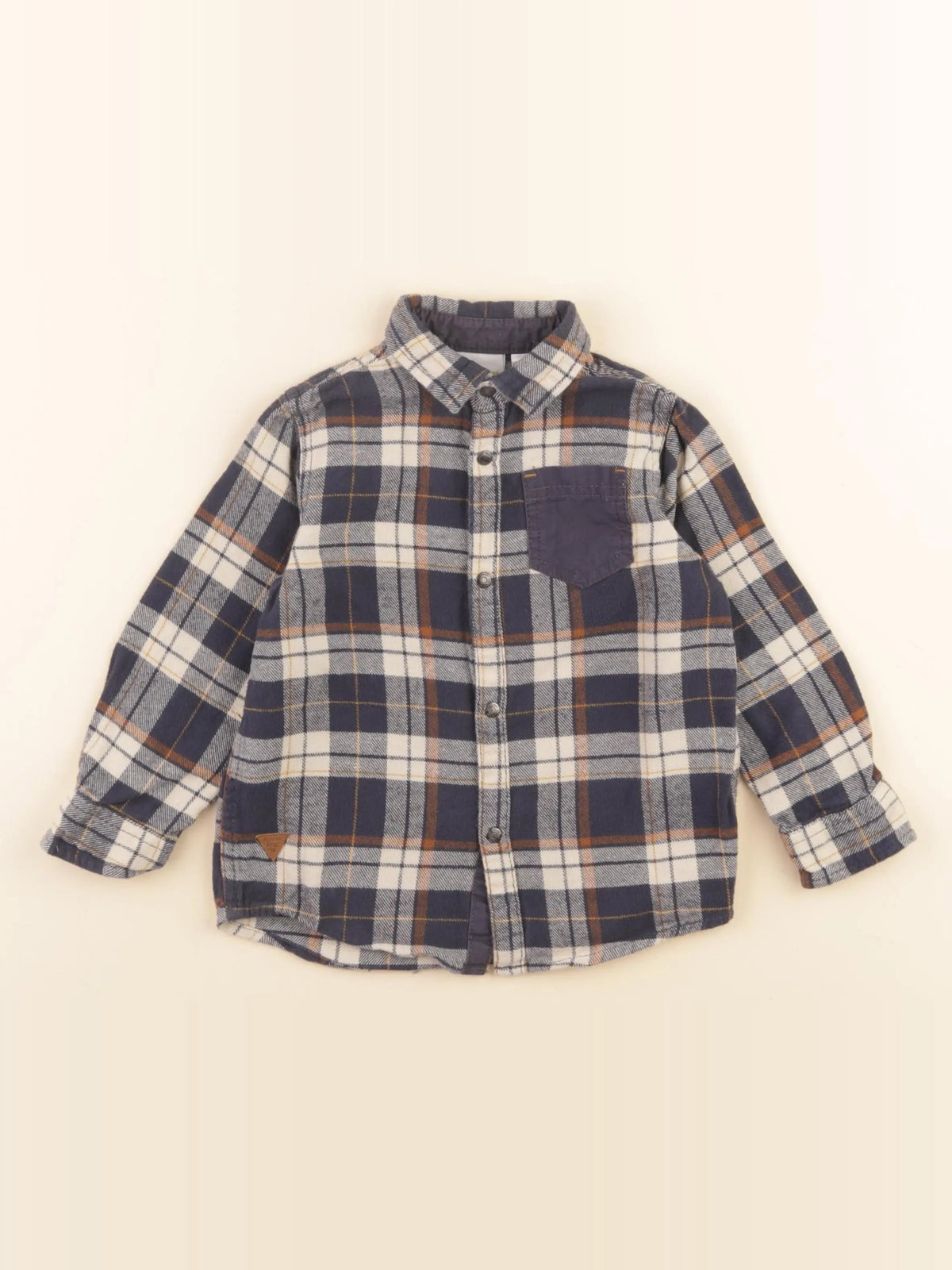 Vertbaudet - chemise bleu - 4 ans