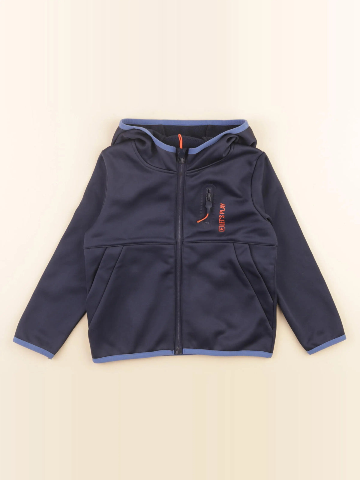 Vertbaudet - veste bleu - 4 ans