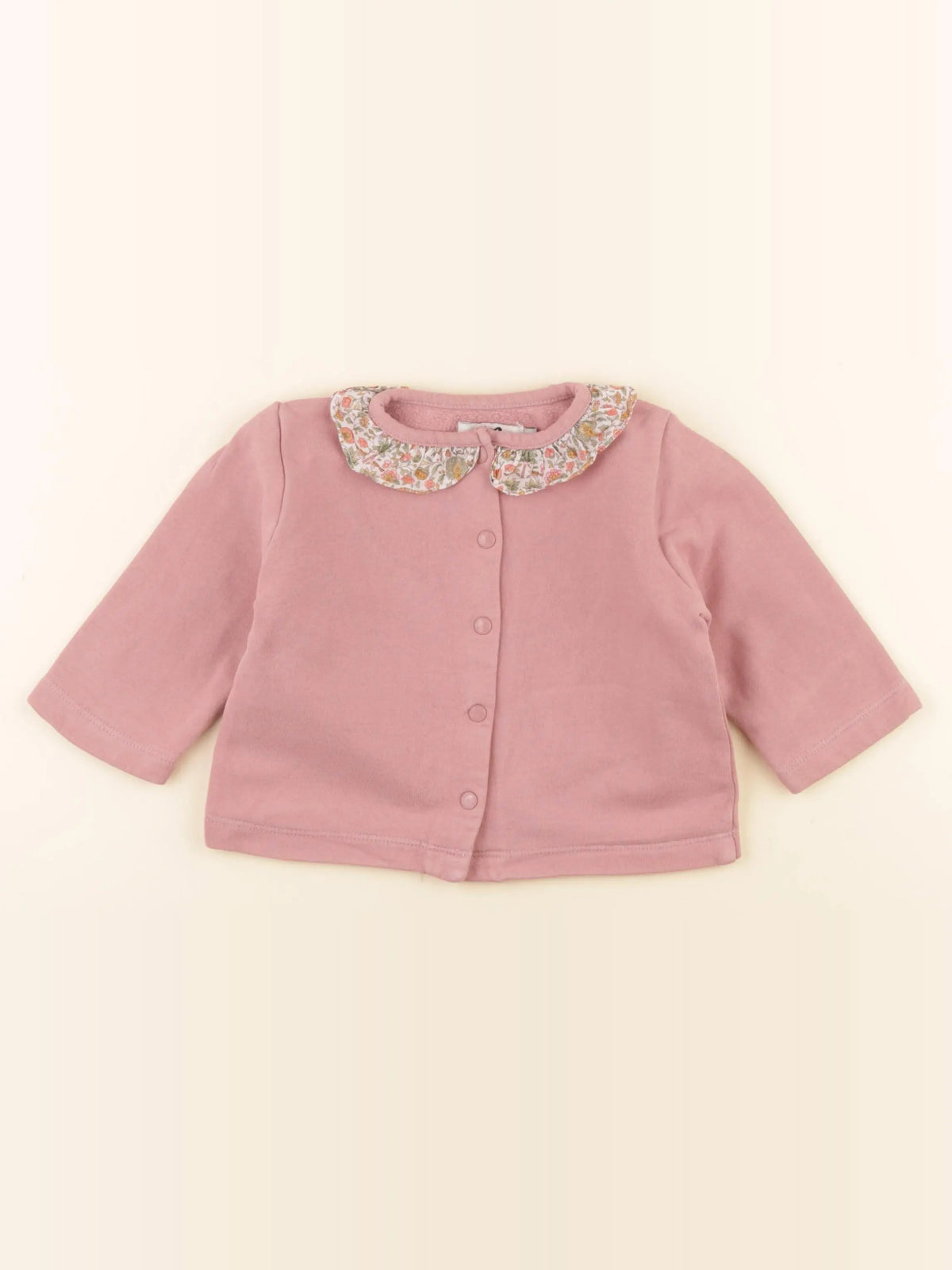 Cyrillus - sweat rose - 12 mois