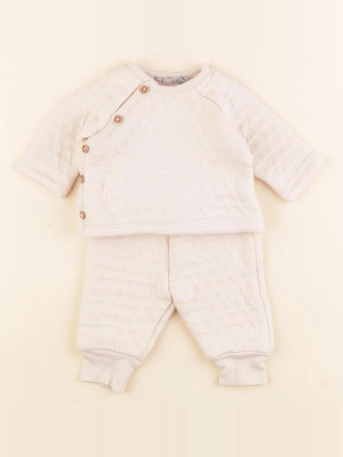 Boutchou - ensemble beige - 1 mois