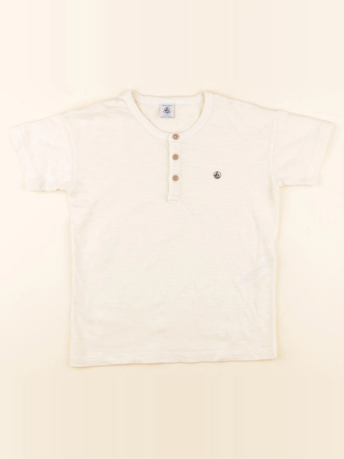 Petit Bateau - tee-shirt blanc - 10 ans