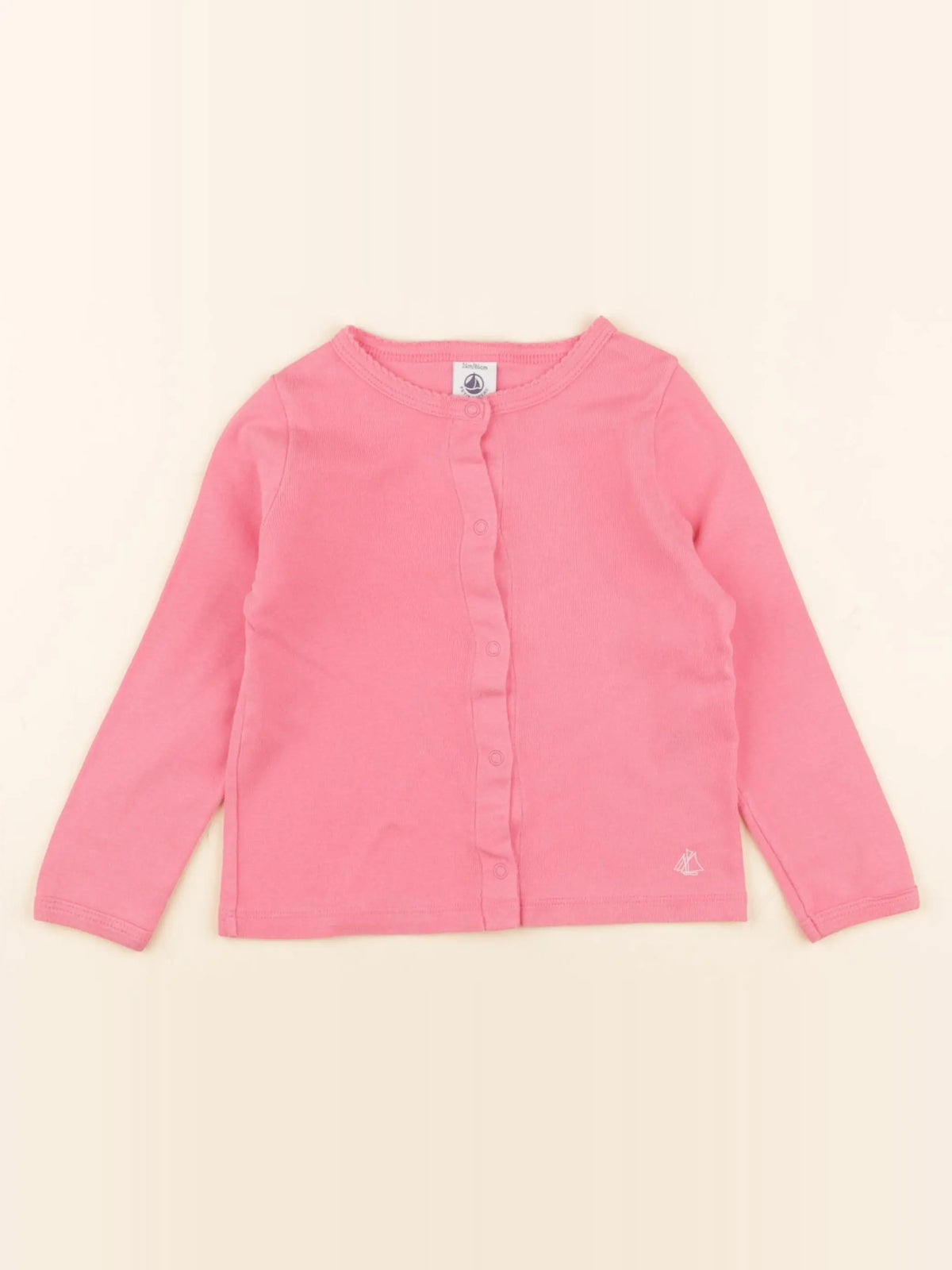 Petit Bateau - tee-shirt rose - 24 mois