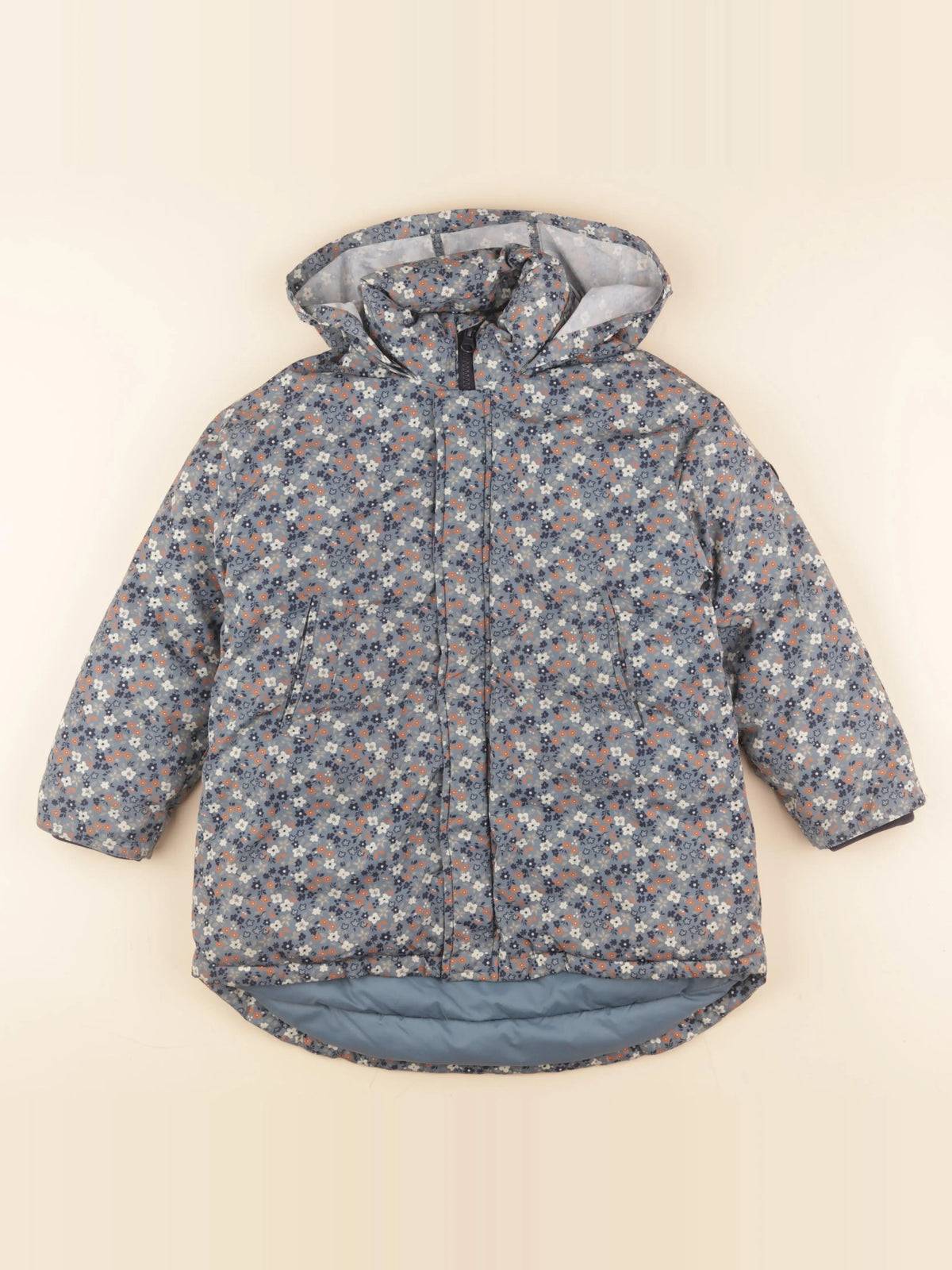 Petit Bateau - doudoune bleu - 8 ans