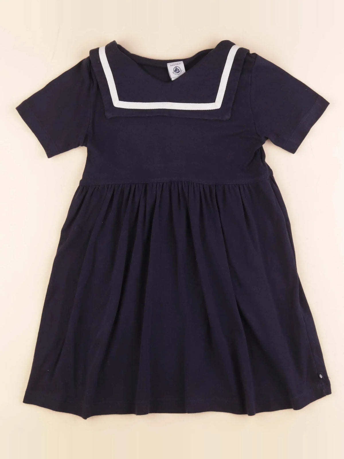 Petit Bateau - robe bleu - 6 ans