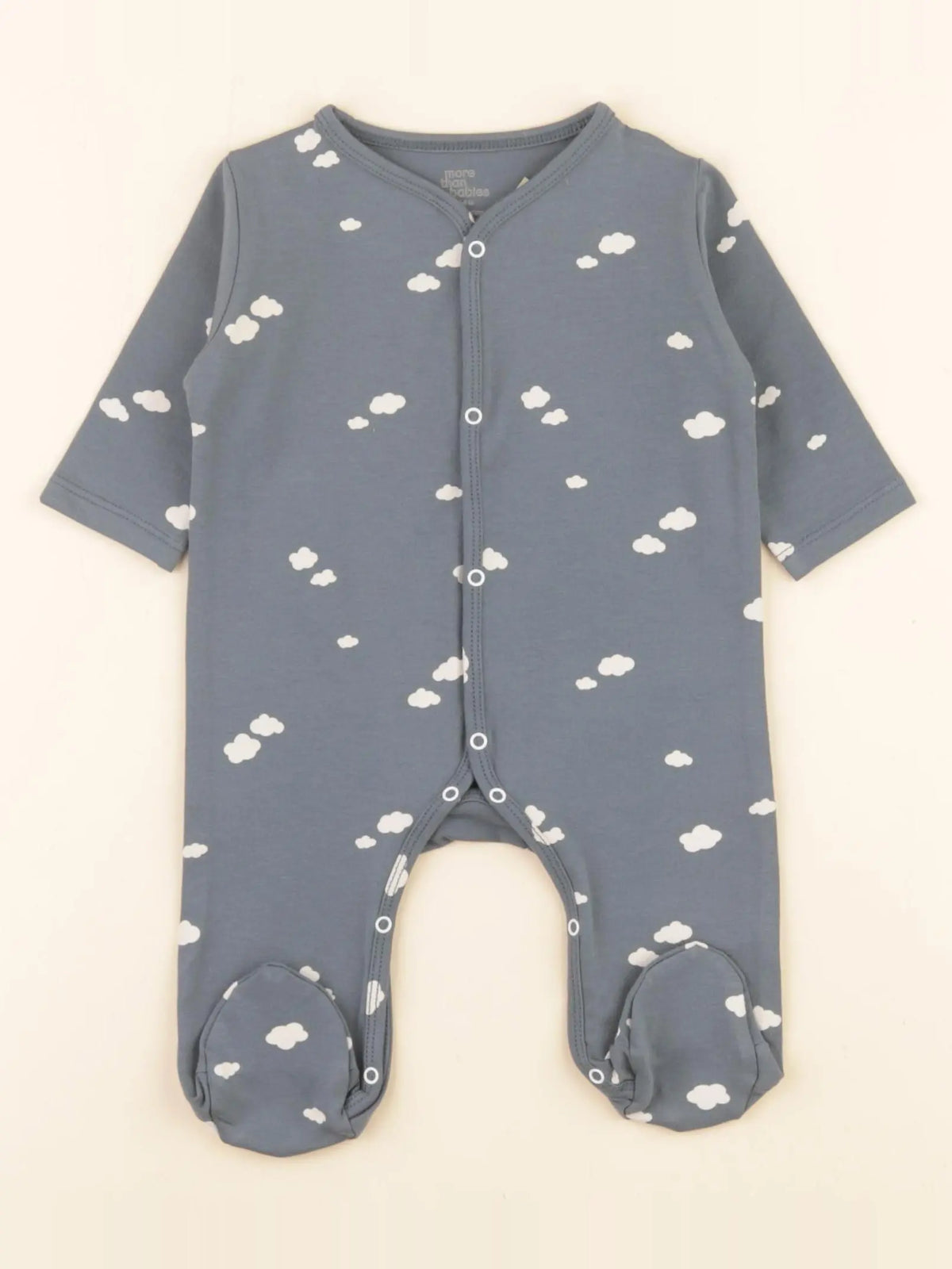 Pyjama coton nuage bleu