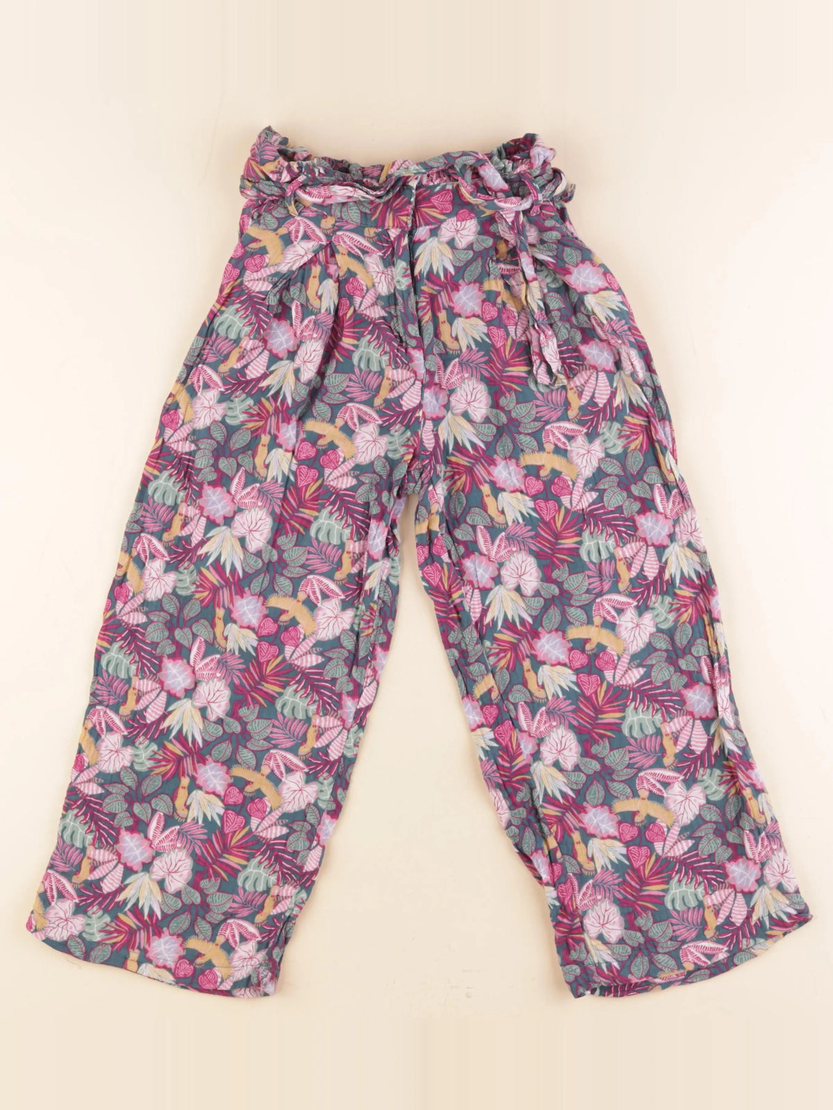 Vertbaudet - pantalon multicolore - 9 ans