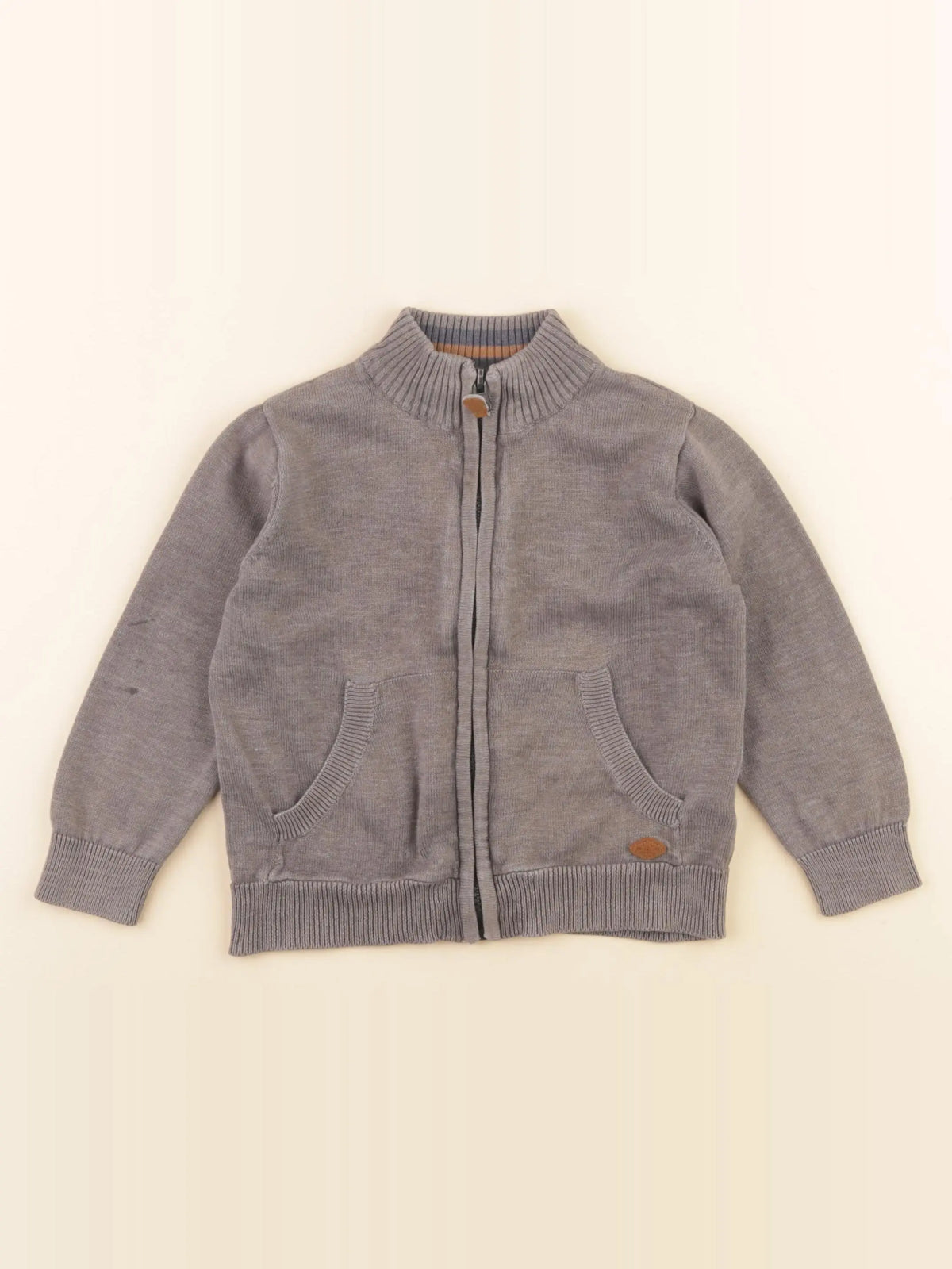 Vertbaudet - gilet marron - 3 ans