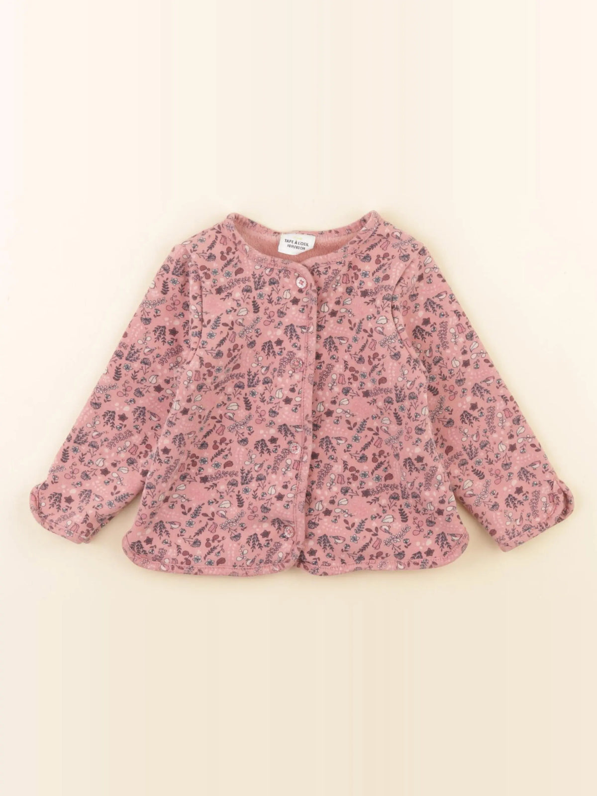 Tape à l'oeil - sweat rose - 18 mois