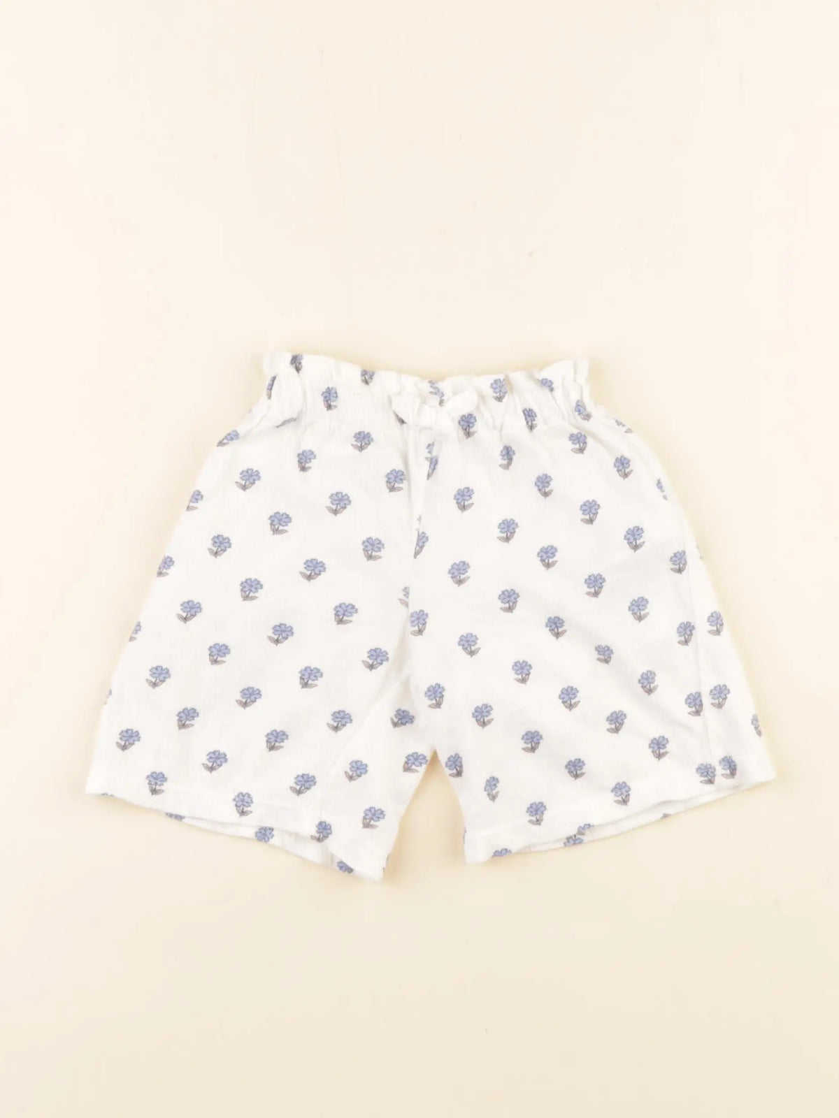 Tape à l'oeil - short blanc, bleu - 3 mois