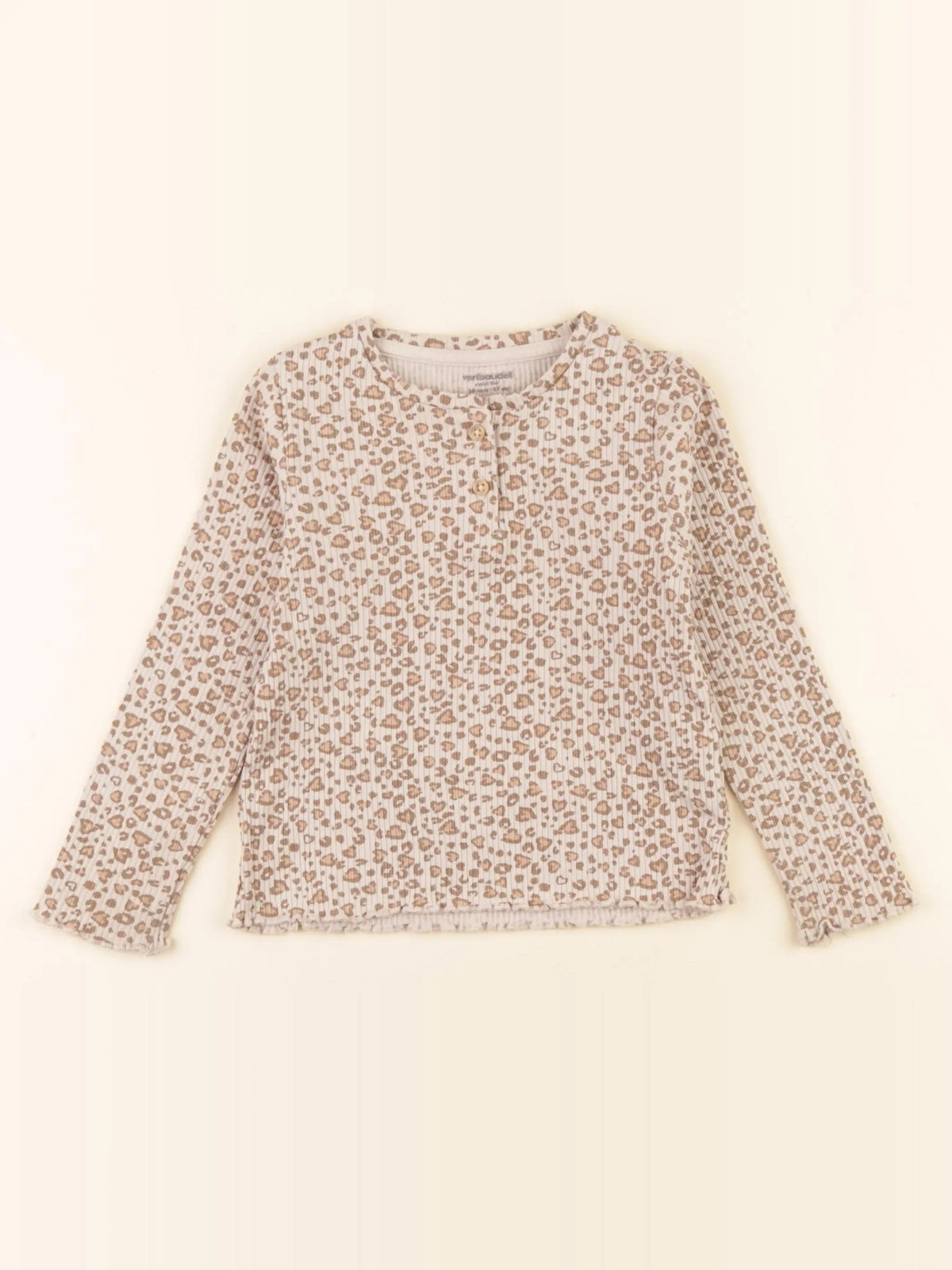 Vertbaudet - tee-shirt marron - 36 mois