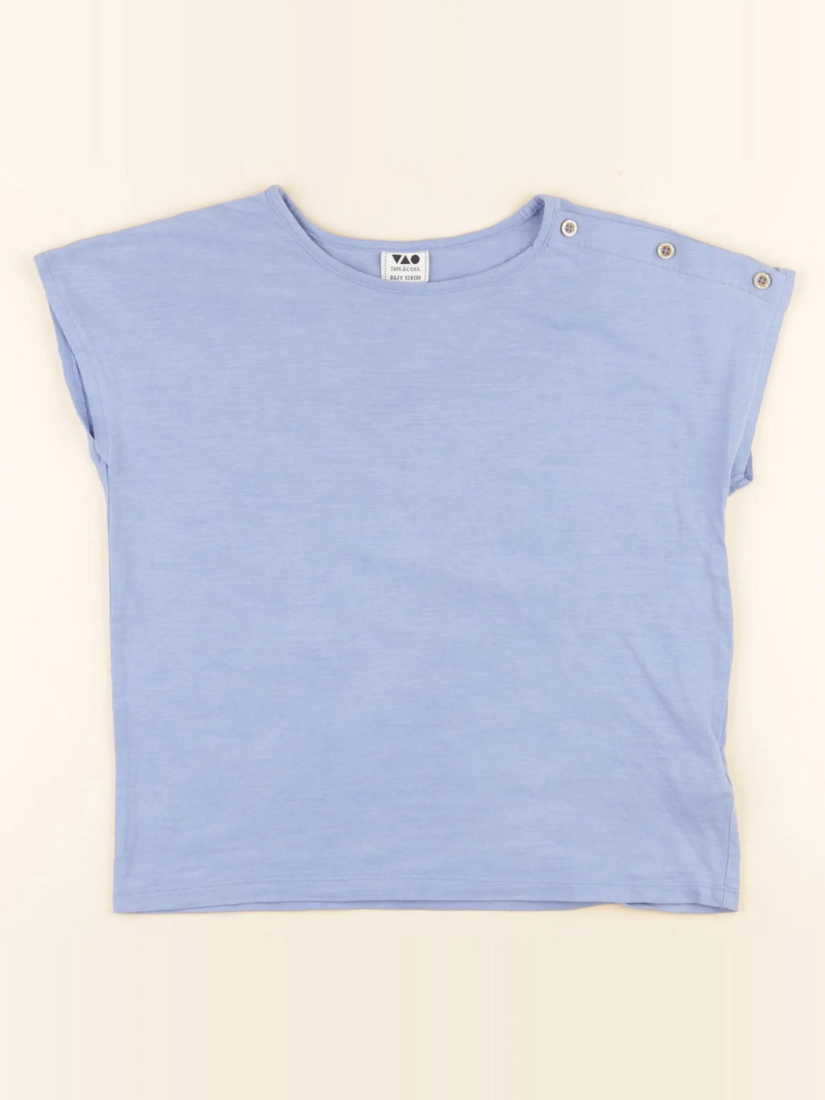Tape à l'oeil - tee-shirt bleu - 8 ans