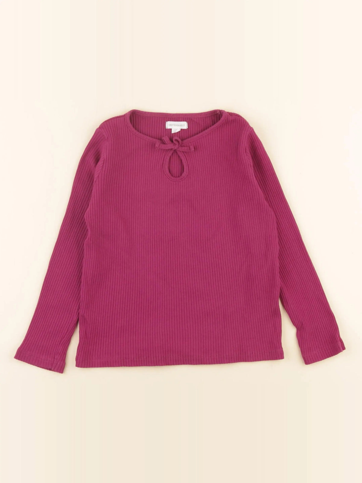 Vertbaudet - tee-shirt violet - 5 ans