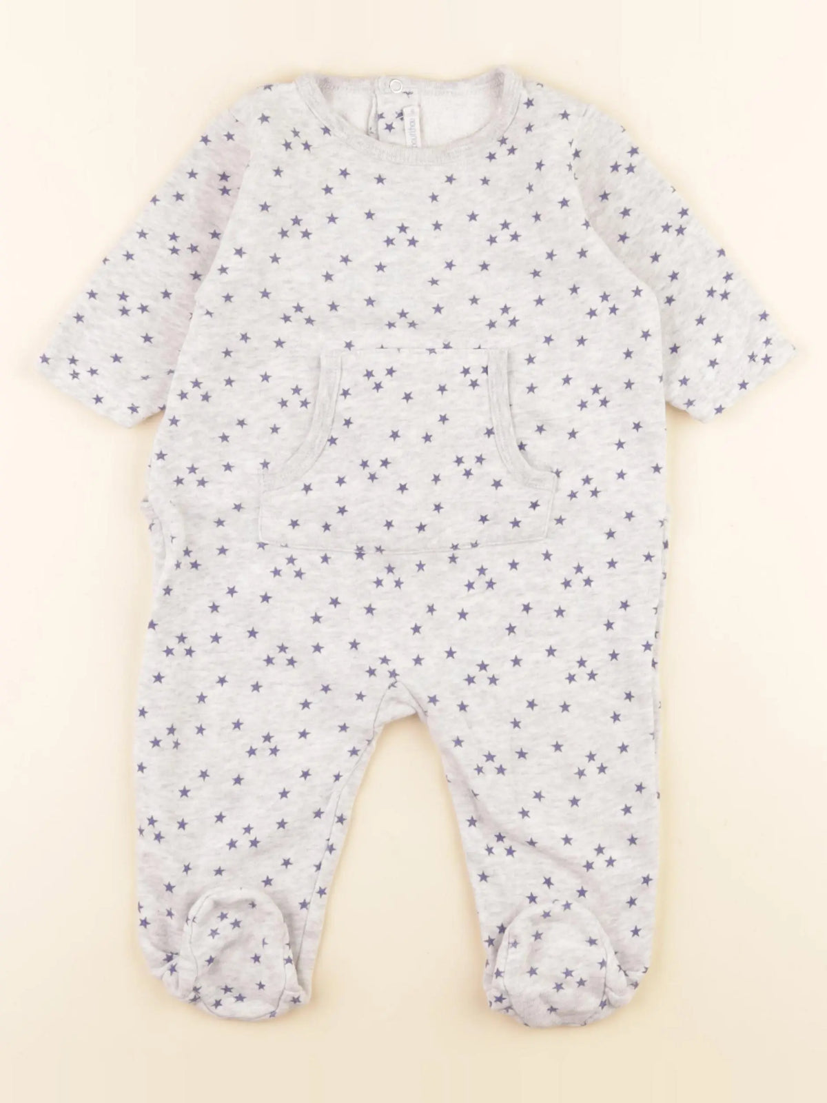 Boutchou - pyjama coton gris - 9 mois