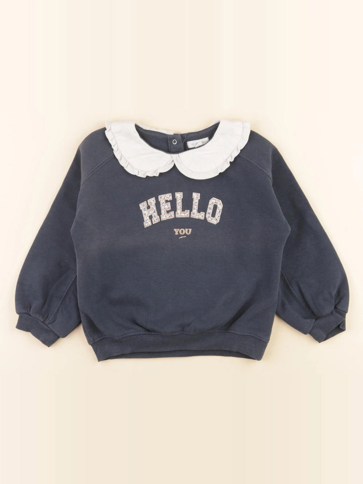 Vertbaudet - sweat bleu - 4 ans