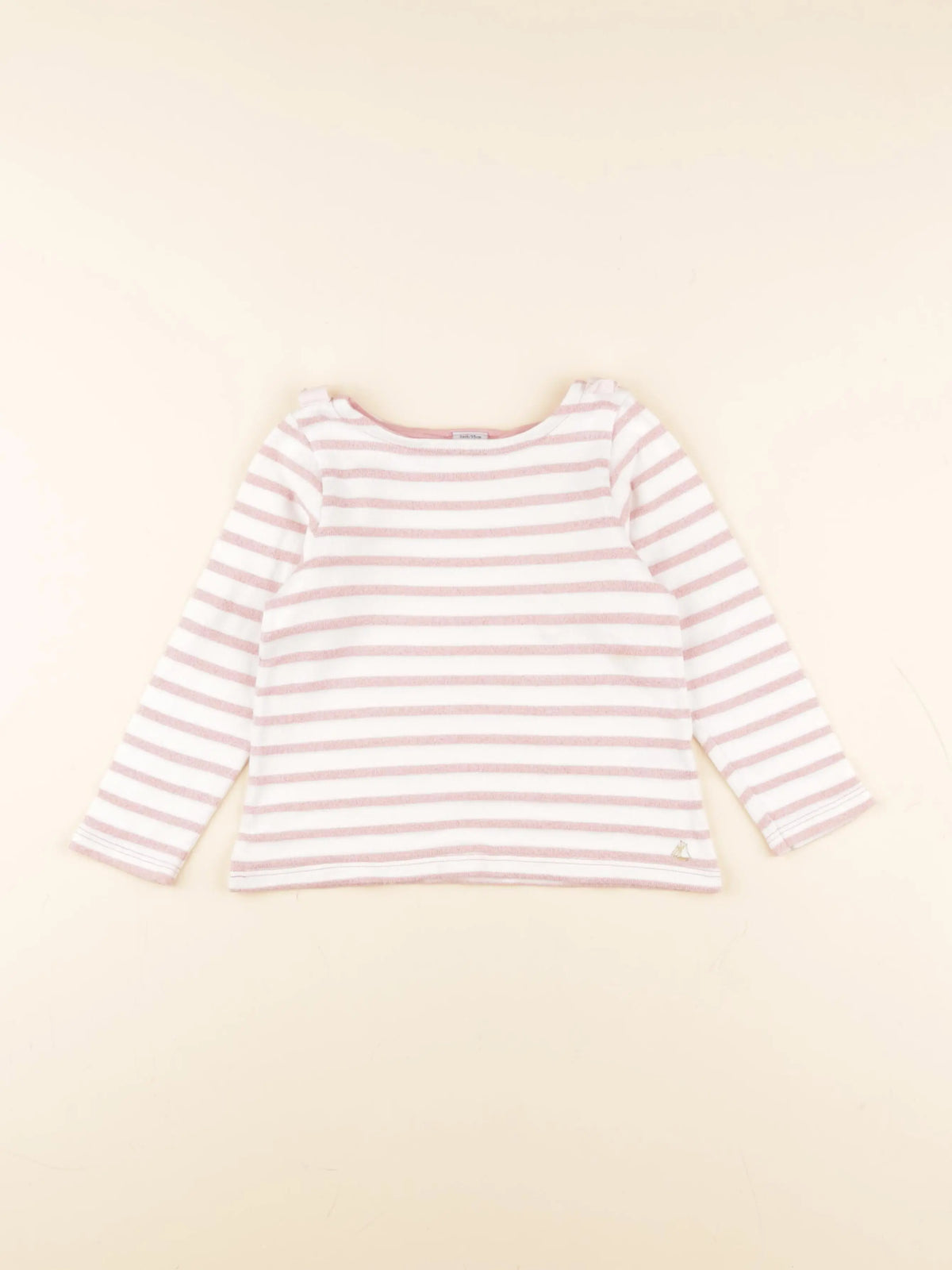 Petit Bateau - sweat rose - 3 ans