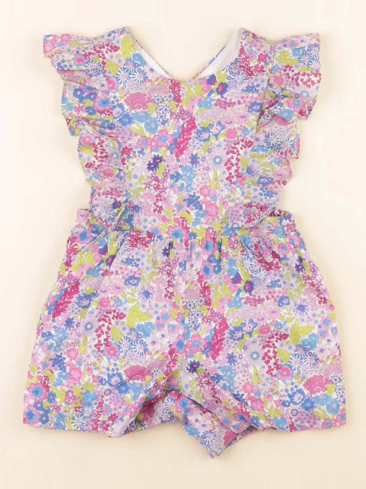 Jacadi - combinaison liberty multicolore - 24 mois