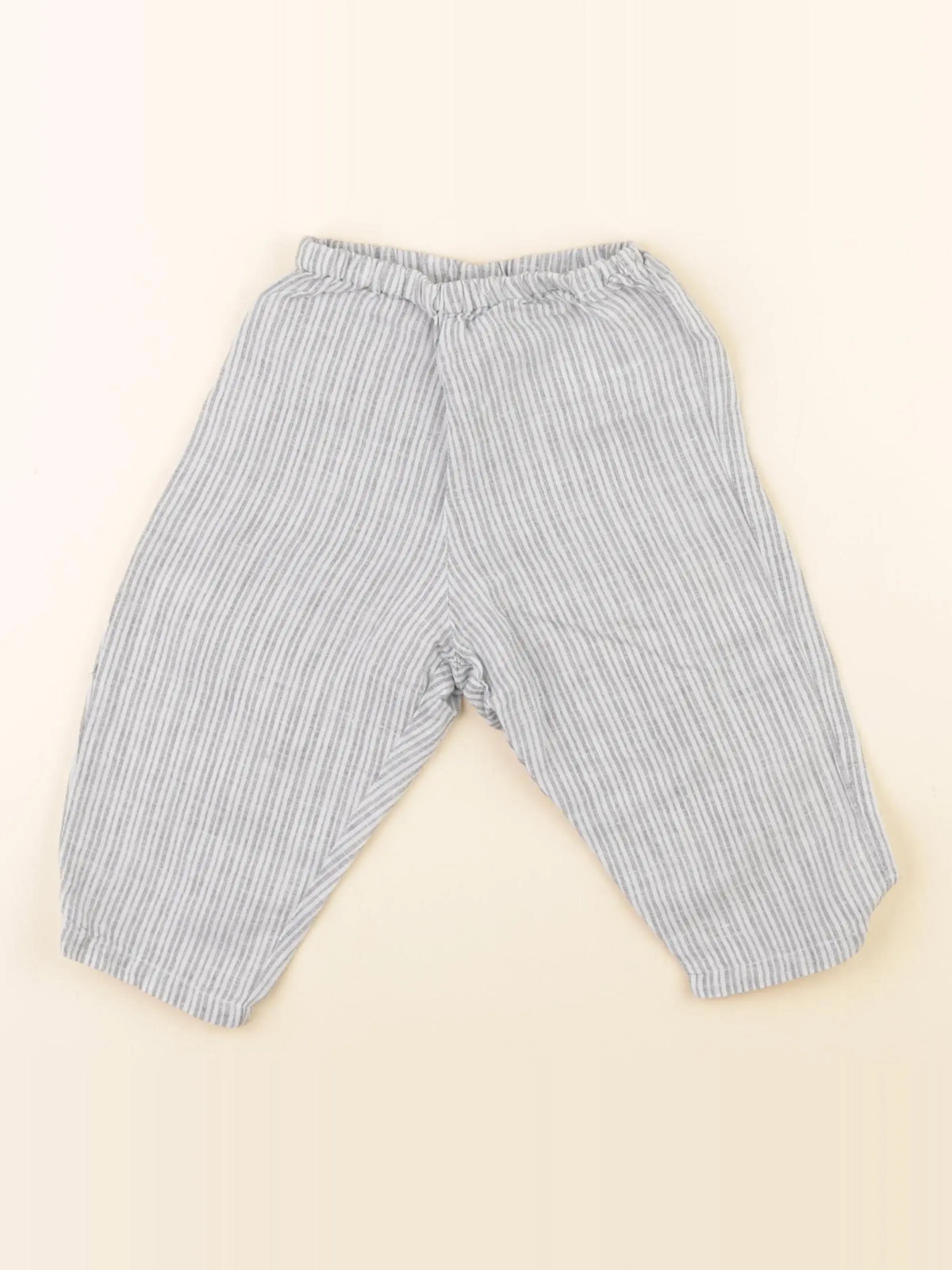 Bonton - pantalon gris, noir - 18 mois