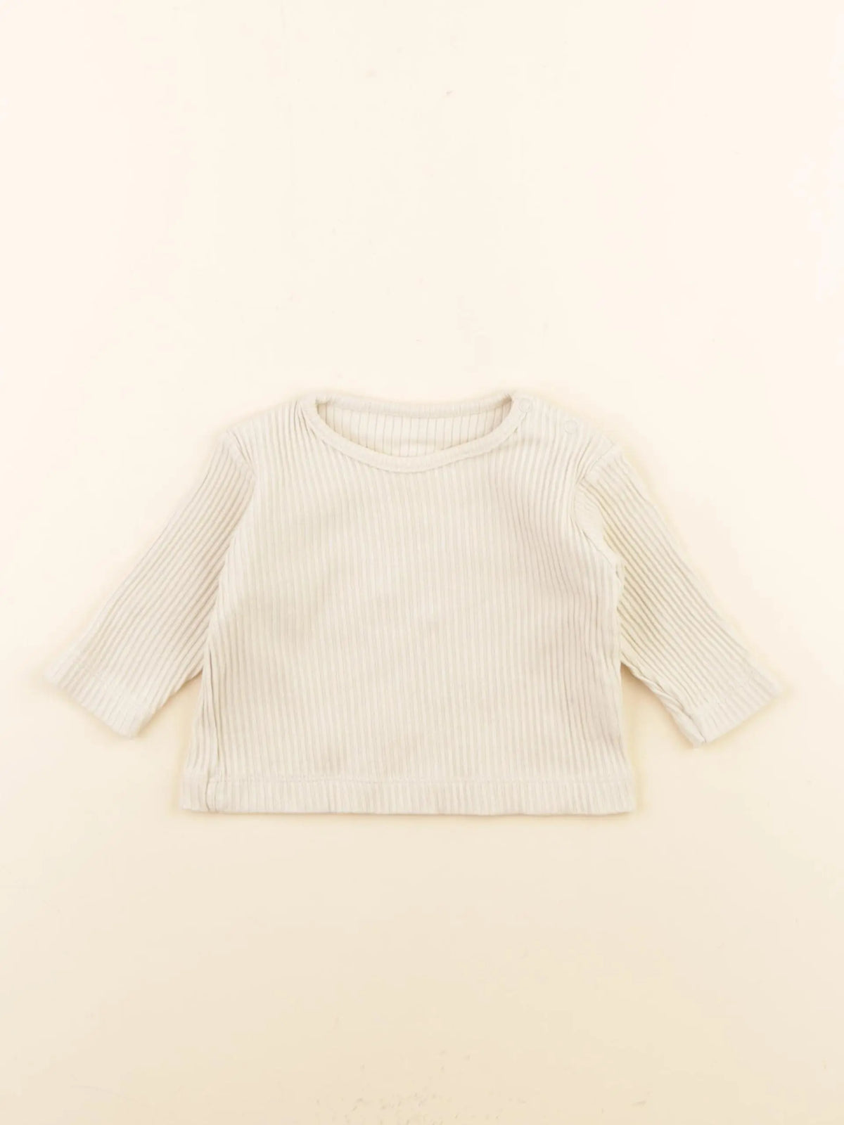 Poudre Organic - tee-shirt beige - 1 mois