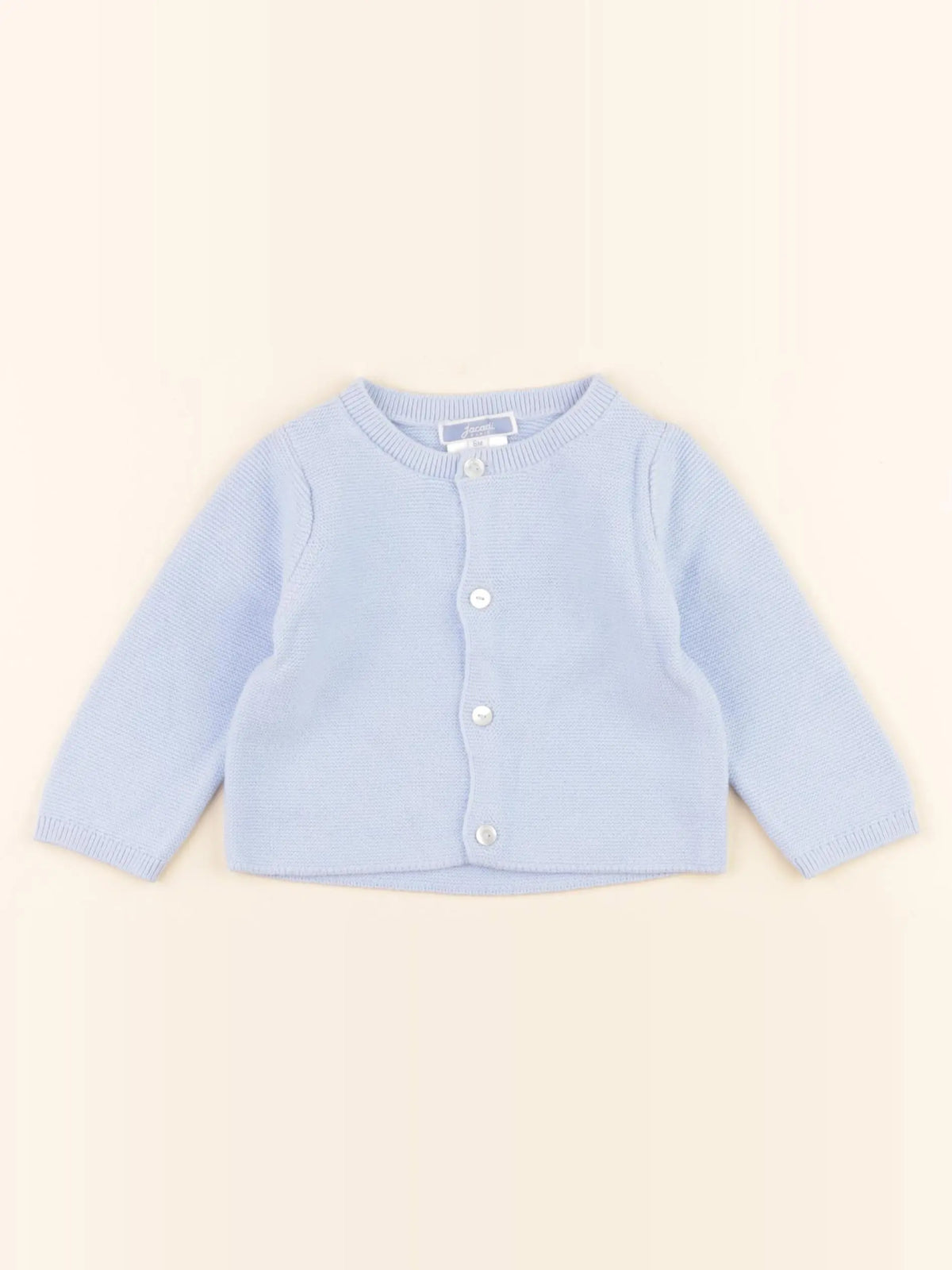 Jacadi - gilet bleu - 6 mois